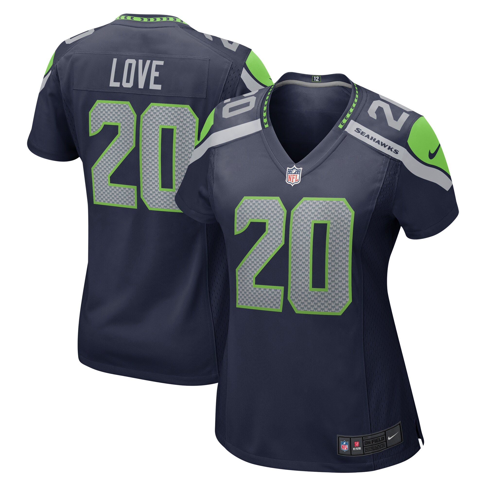 Julian Love Seattle Seahawks  Women's Game Player Jersey - College Navy