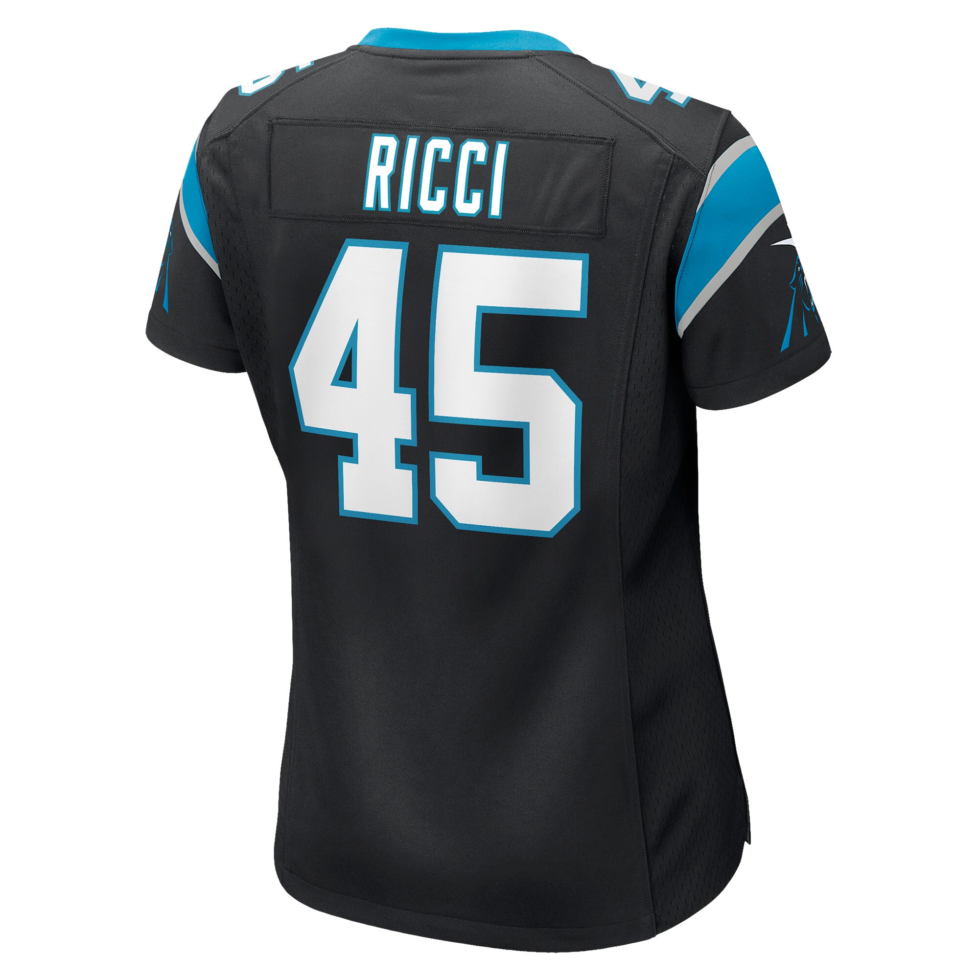 Giovanni Ricci Carolina Panthers  Women's Player Game Jersey - Black