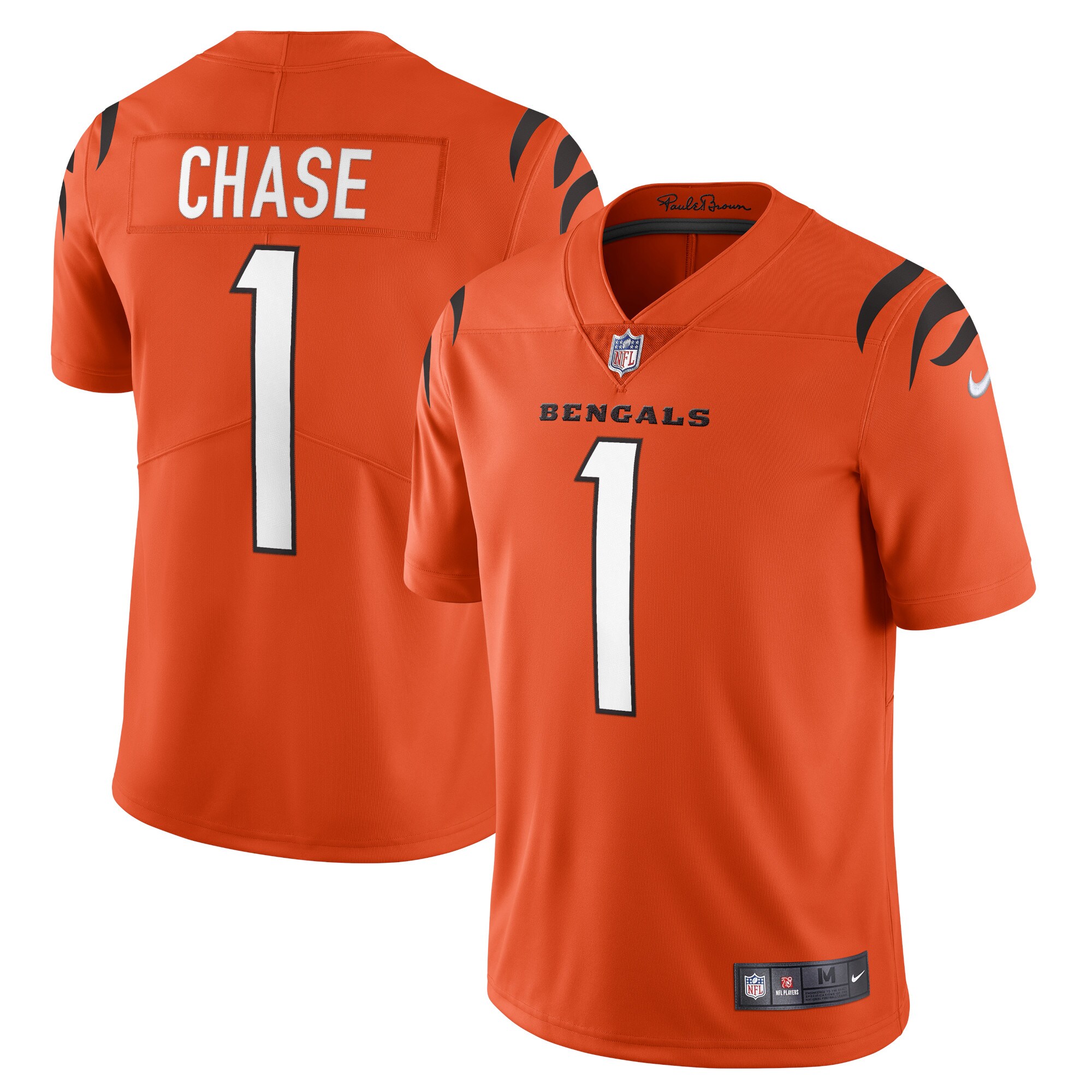 Ja'Marr Chase Cincinnati Bengals  Alternate Vapor Limited Jersey - Orange