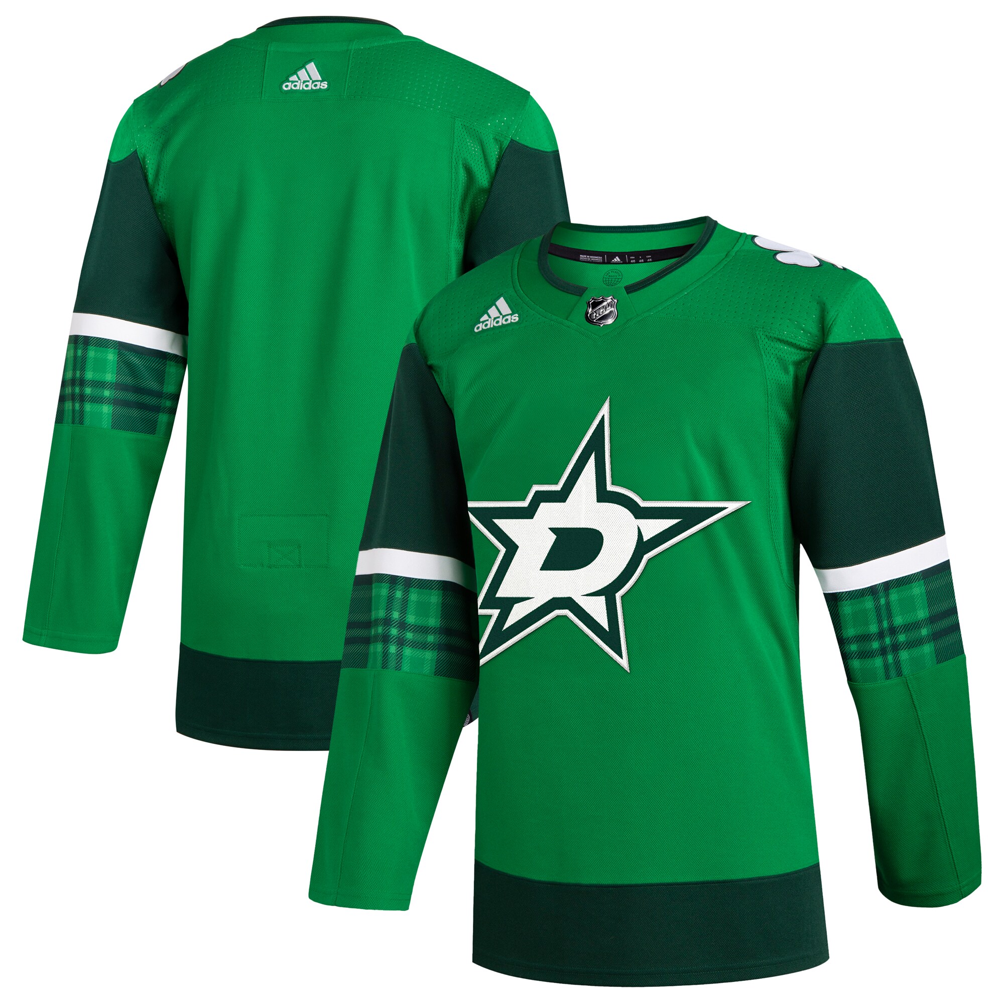 Dallas Stars  2023 St. Patrick's Day Primegreen Authentic Jersey - Kelly Green