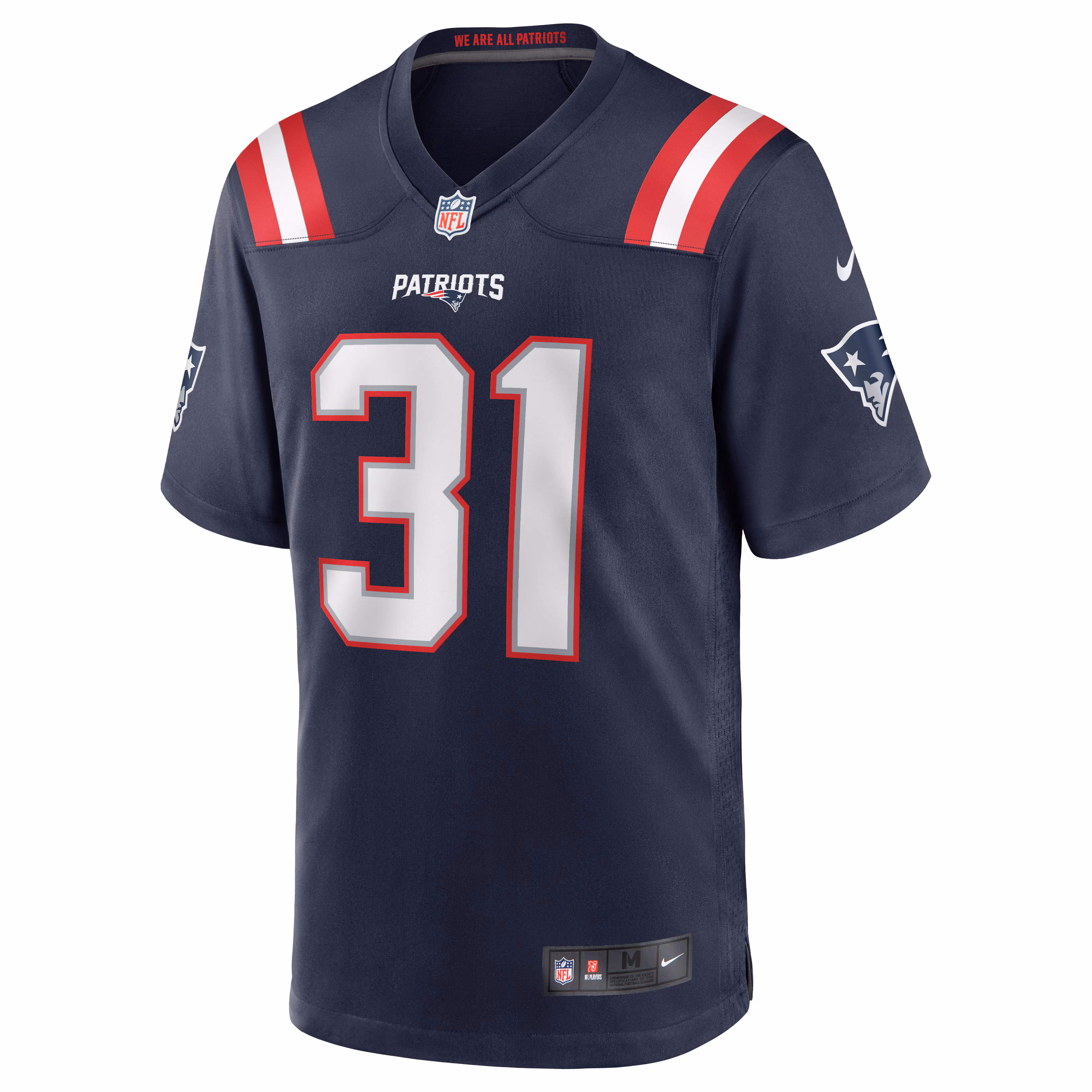 Jonathan Jones New England Patriots Game Jersey - Navy