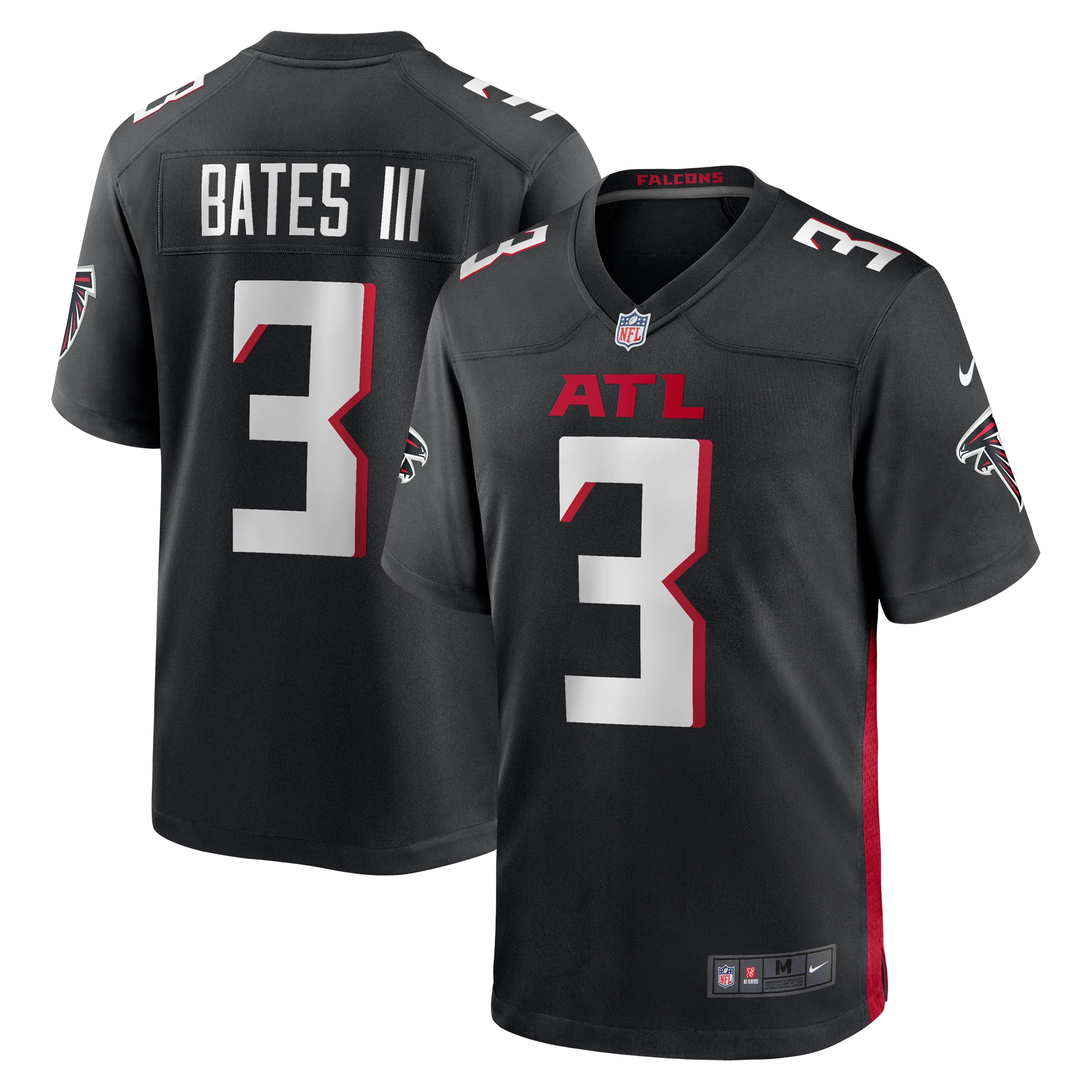Jessie Bates III Atlanta Falcons Game Player Jersey - Black