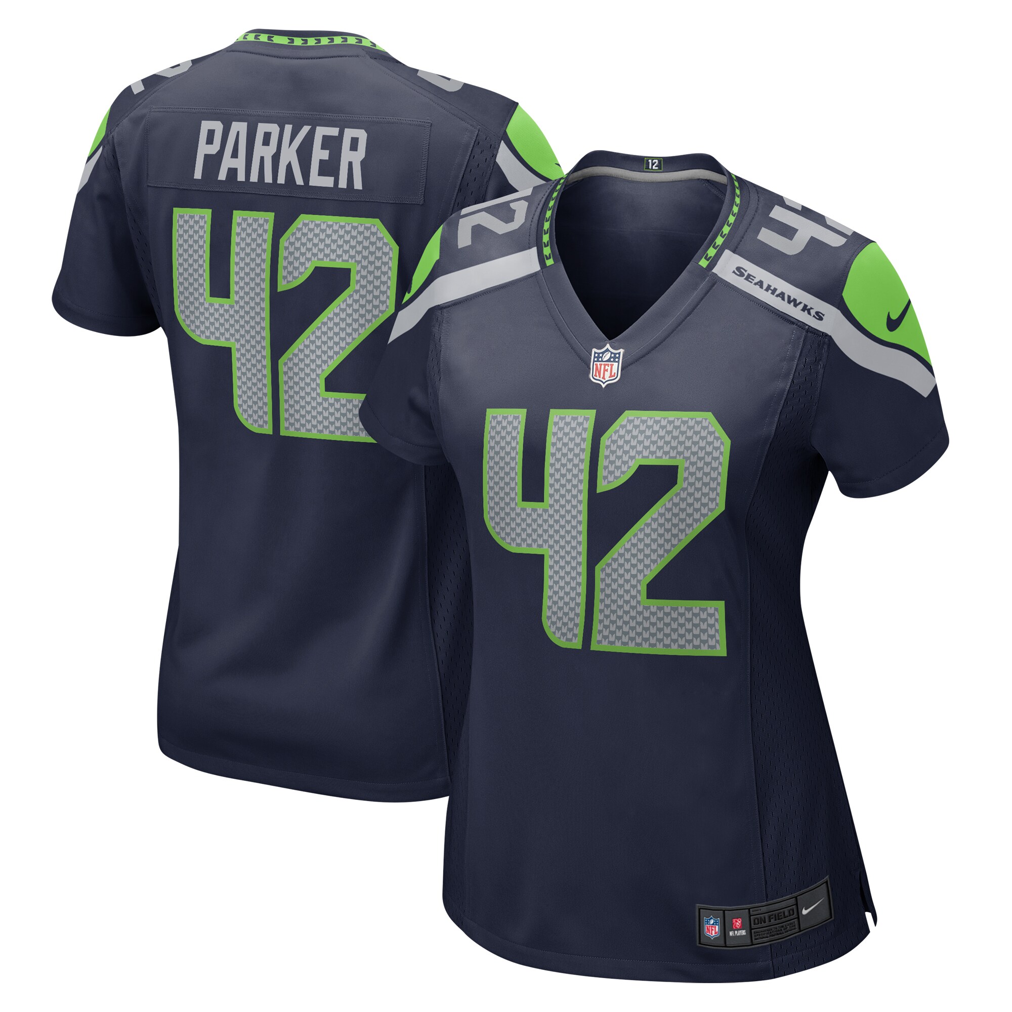 Steven Parker Seattle Seahawks  Women's Home Game Player Jersey - College Navy