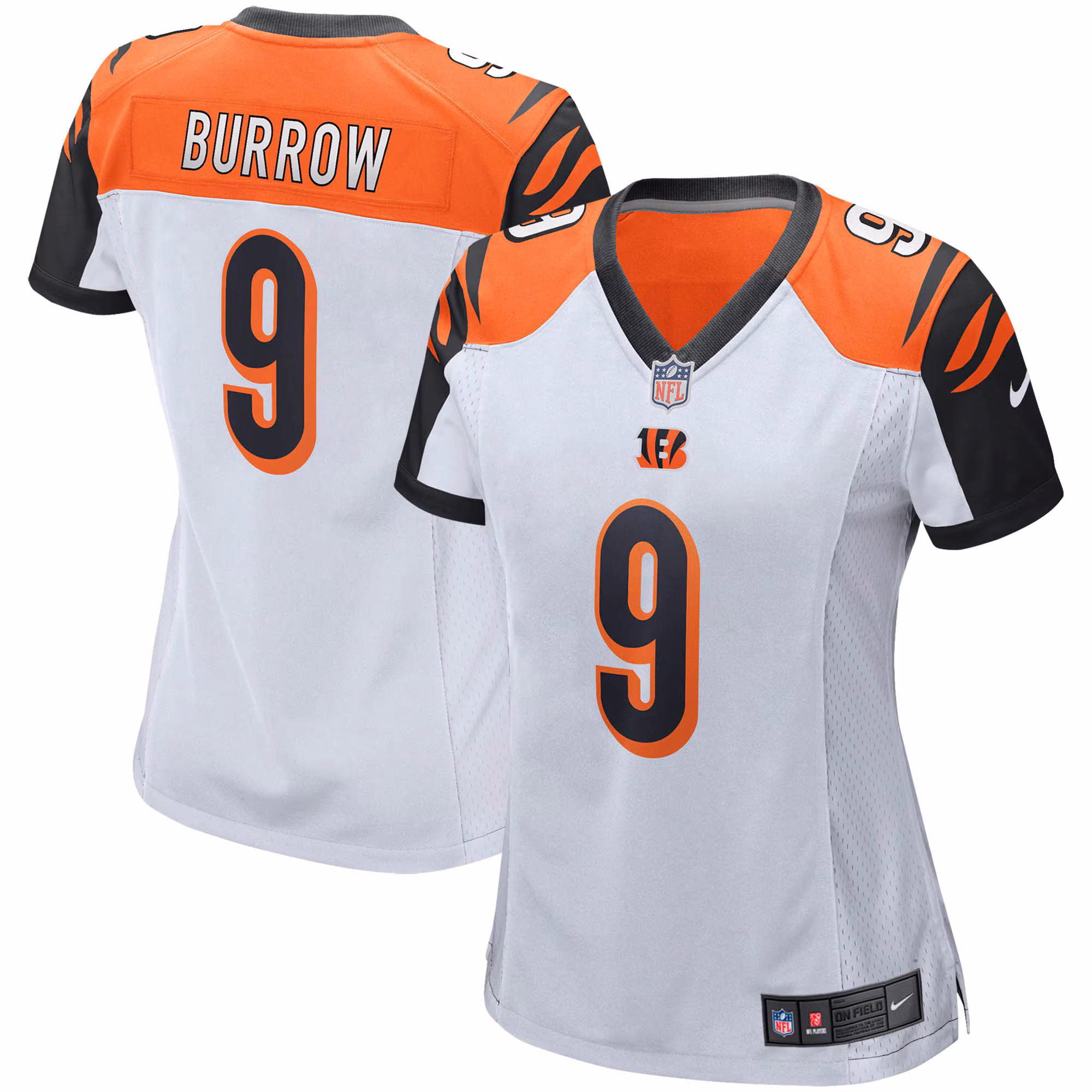 Joe Burrow Cincinnati Bengals Women's Alternate Player Game Jersey - Orange