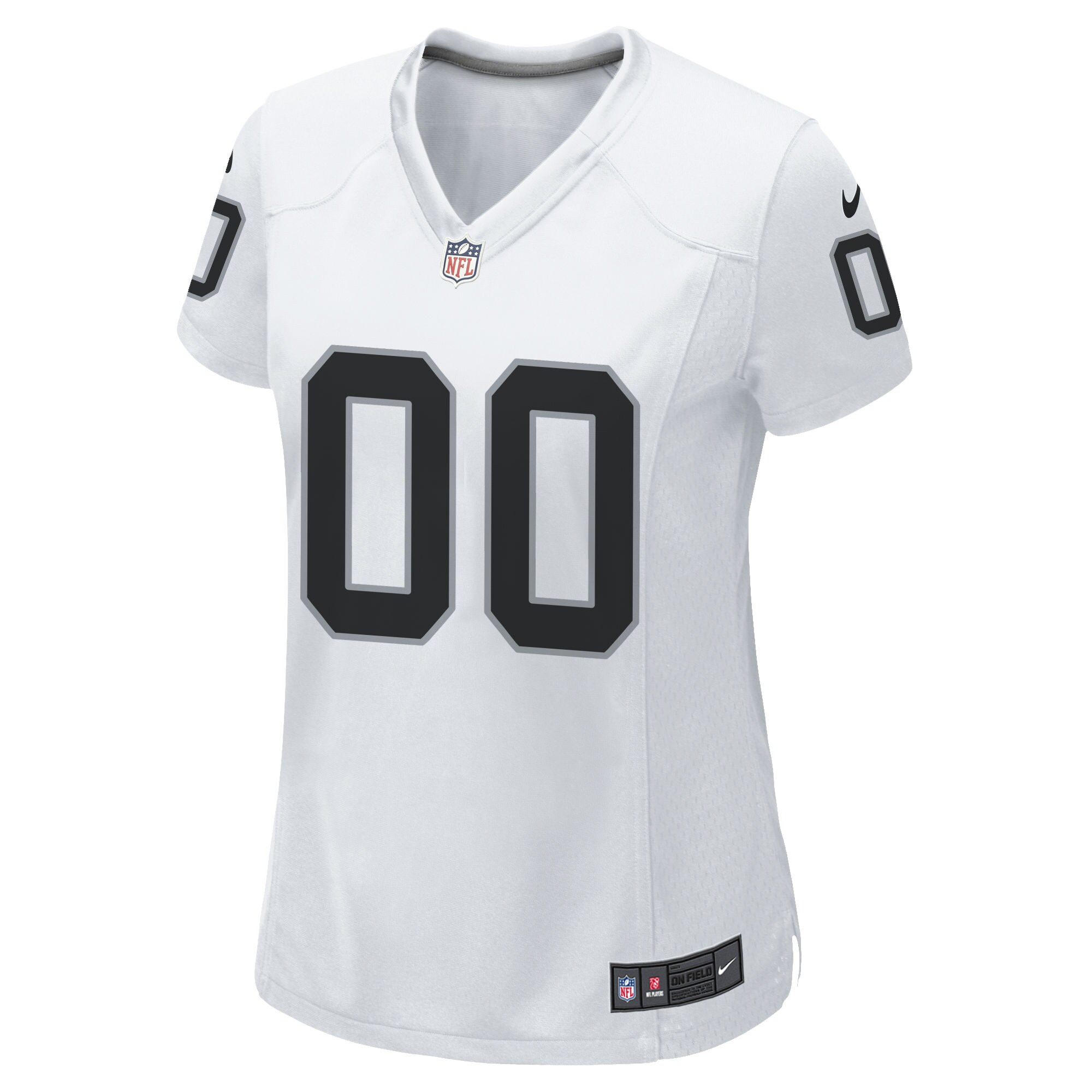 Las Vegas Raiders  Women's Custom Game Jersey - White