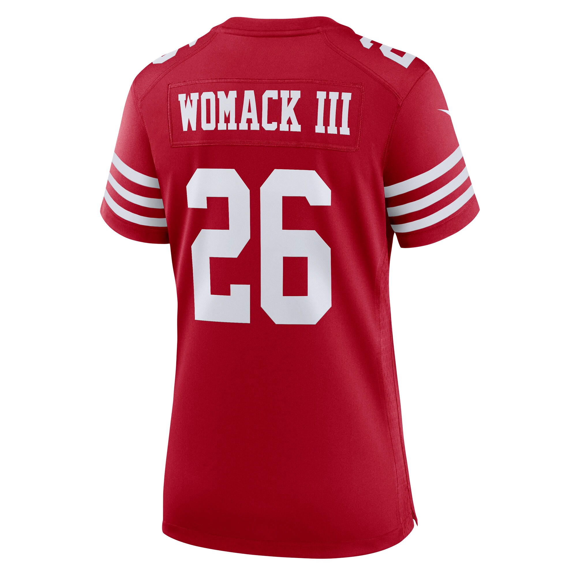 Samuel Womack III San Francisco 49ers  Women's Game Player Jersey - Scarlet