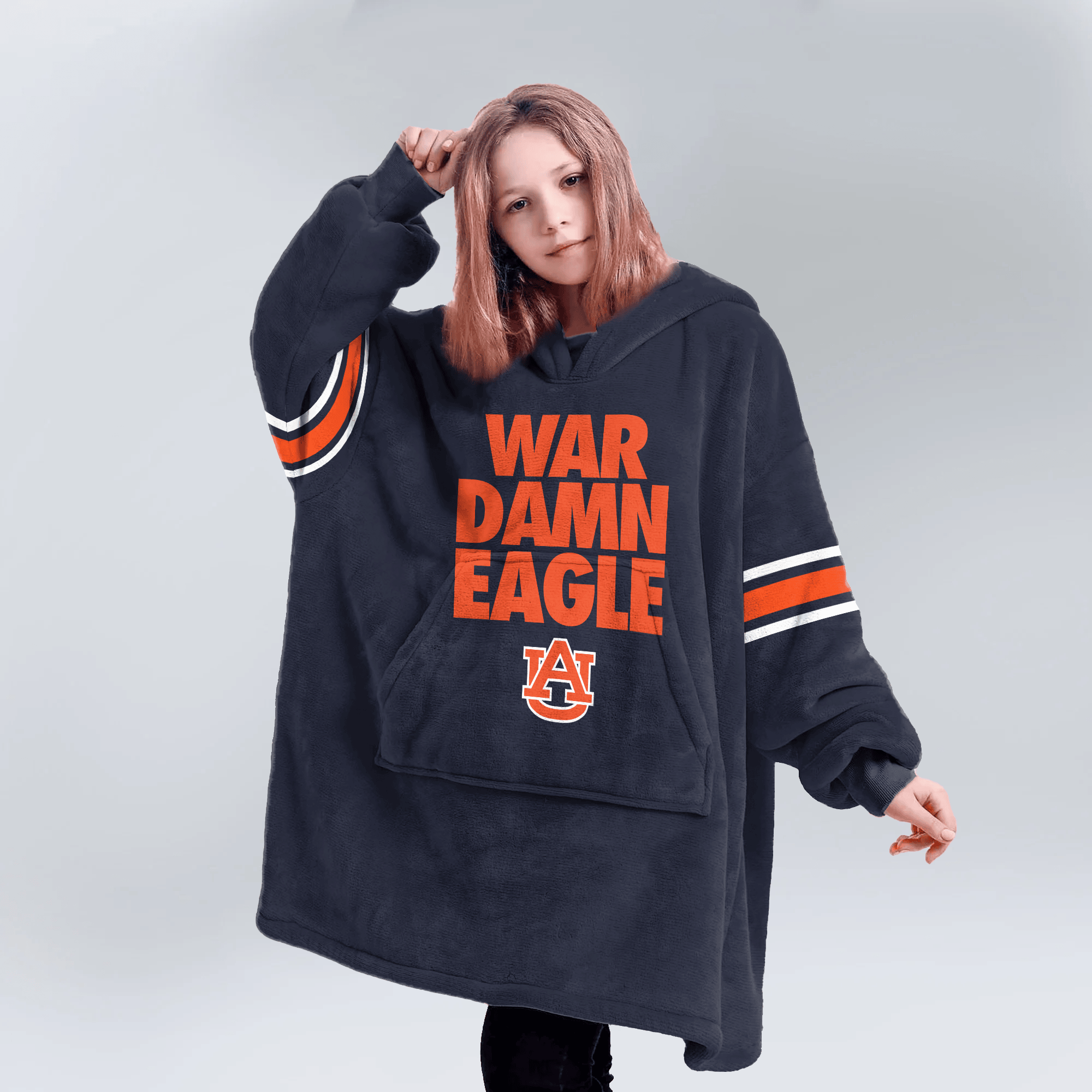 Kid #1 Auburn Football Unisex Blanket Hoodie