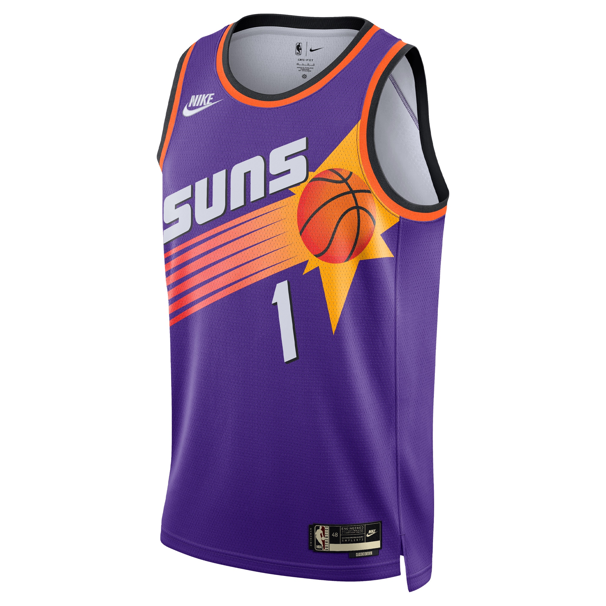 Devin Booker Phoenix Suns Swingman Jersey - Classic Edition - Purple