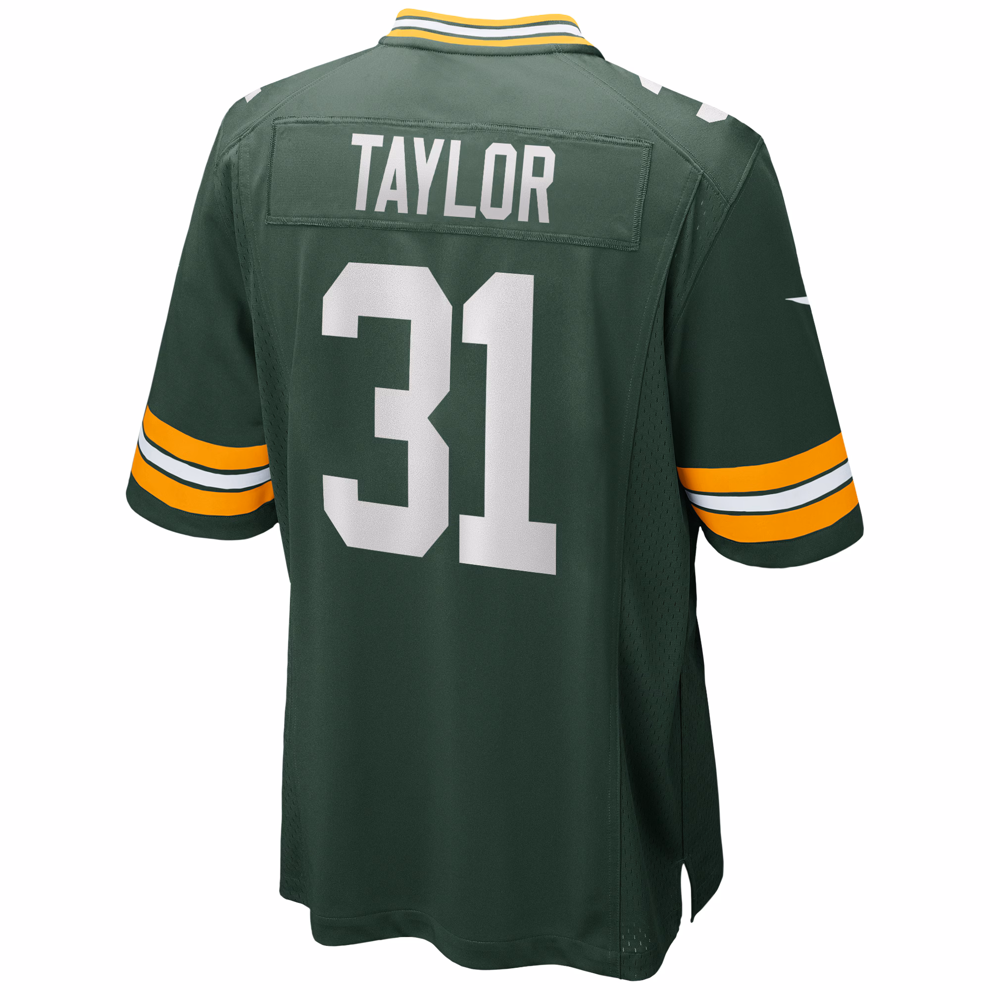 Jim Taylor Green Bay Packers Game Retired Player Jersey - Green