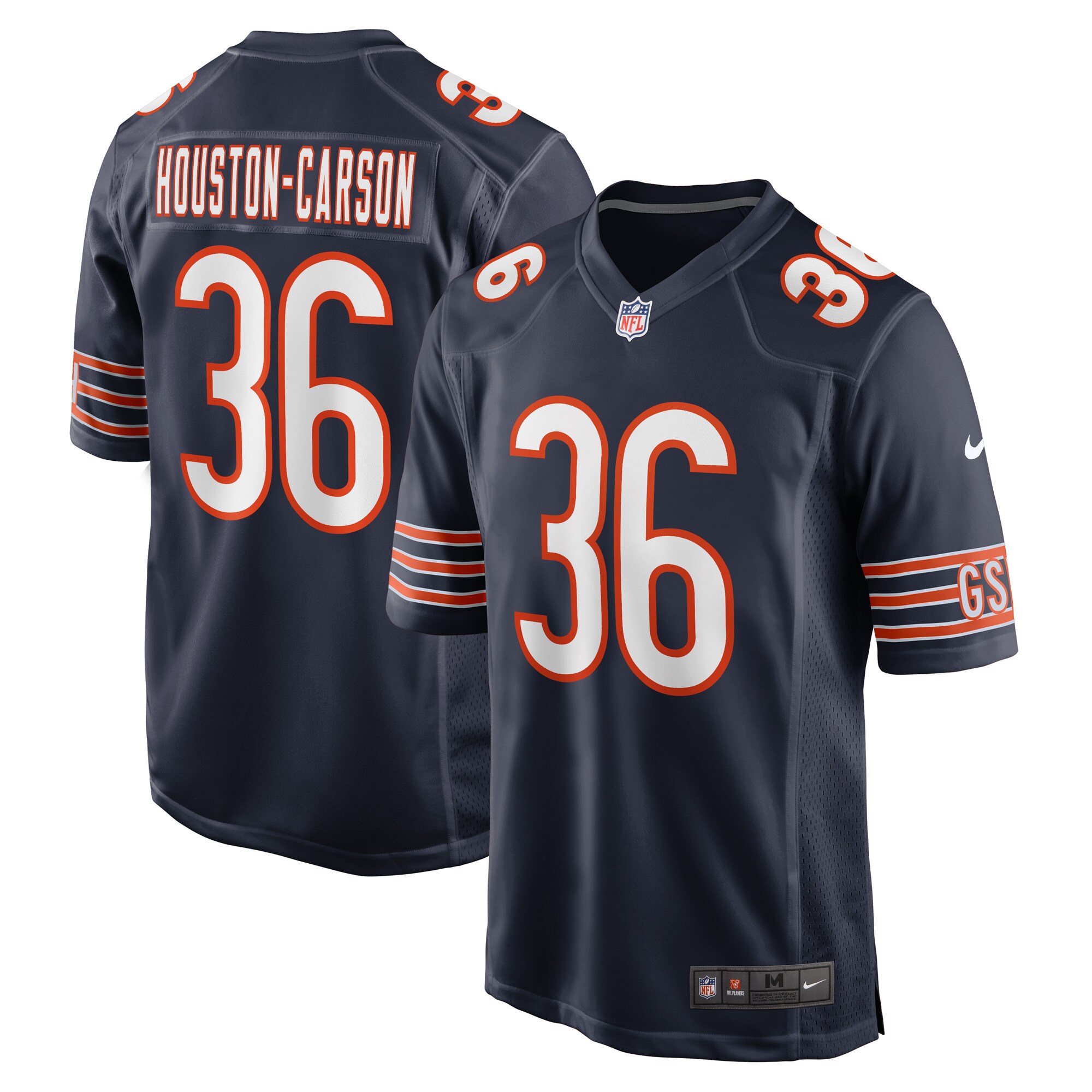 DeAndre Houston-Carson Chicago Bears  Game Player Jersey - Navy