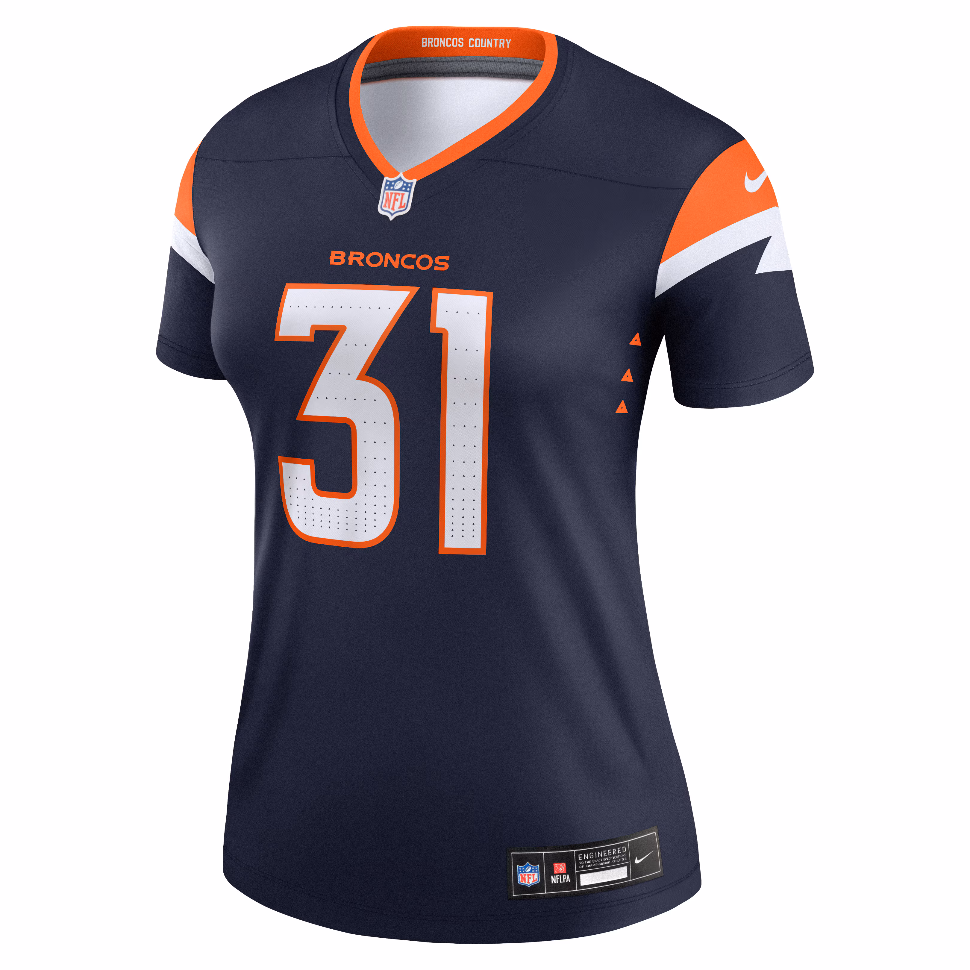 Justin Simmons Denver Broncos Women's  Legend Jersey - Orange