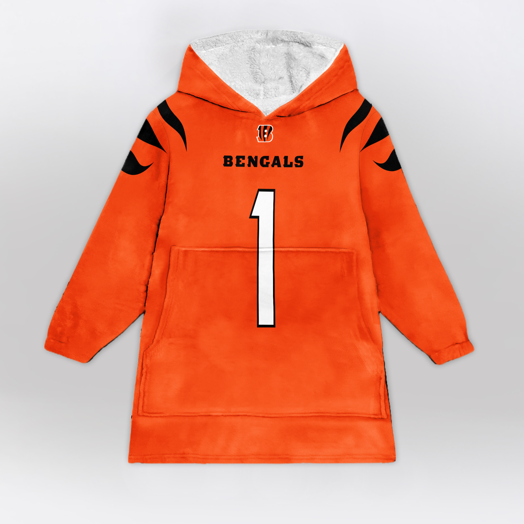Adult J.C 1 Cincinnati Football Unisex Blanket Hoodie