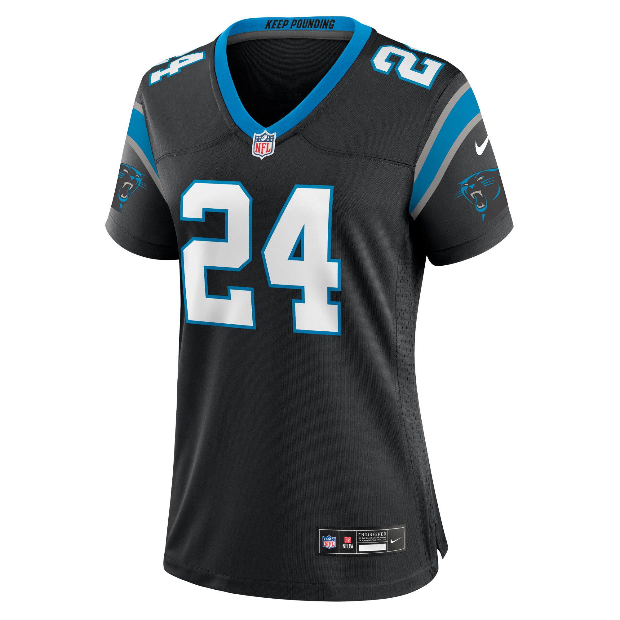 Vonn Bell Carolina Panthers  Women's Team Game Jersey - Black