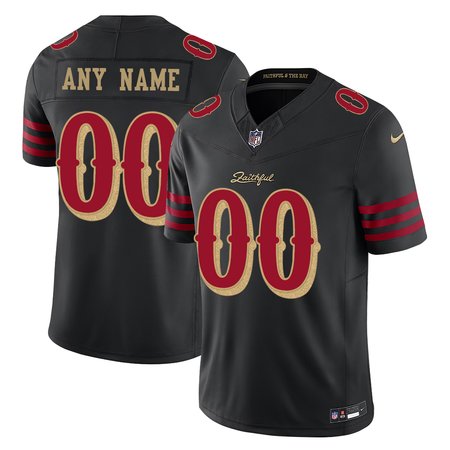 Men's Custom San Francisco 49ers Rivalries Collection Limited Jersey-Black