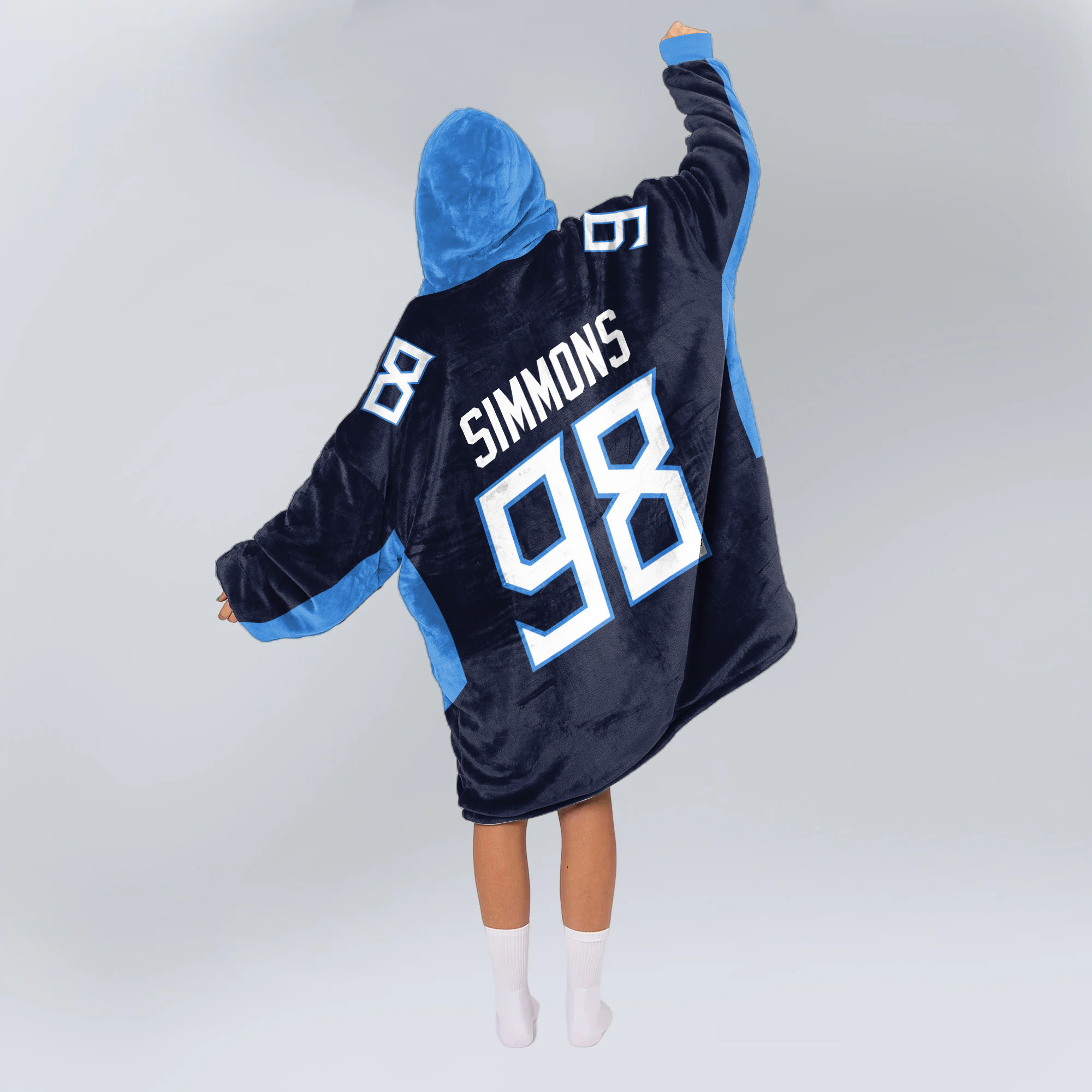 Adult JS 98 Tennessee Football Unisex Blanket Hoodie