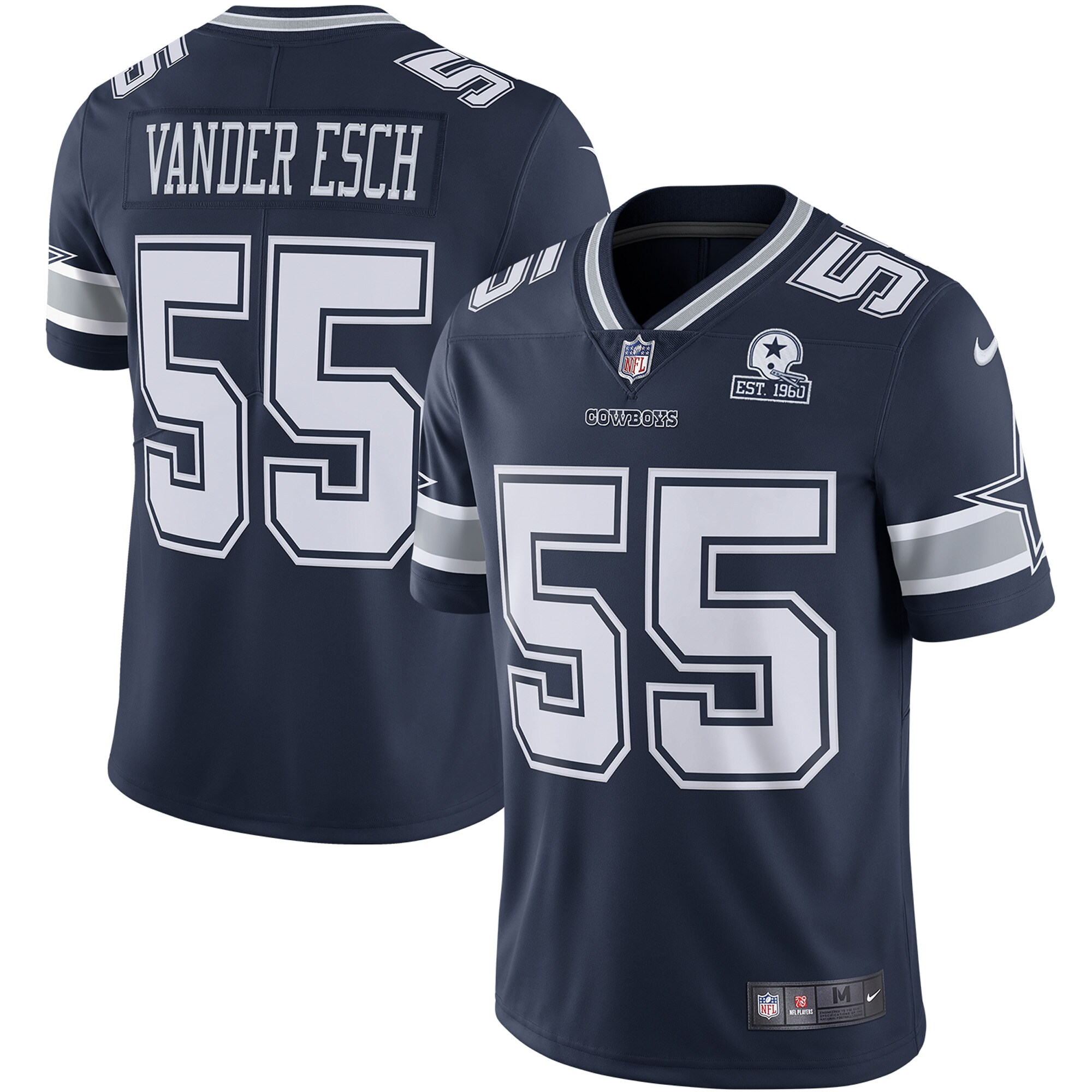 Leighton Vander Esch Dallas Cowboys  60th Anniversary Limited Jersey - Navy