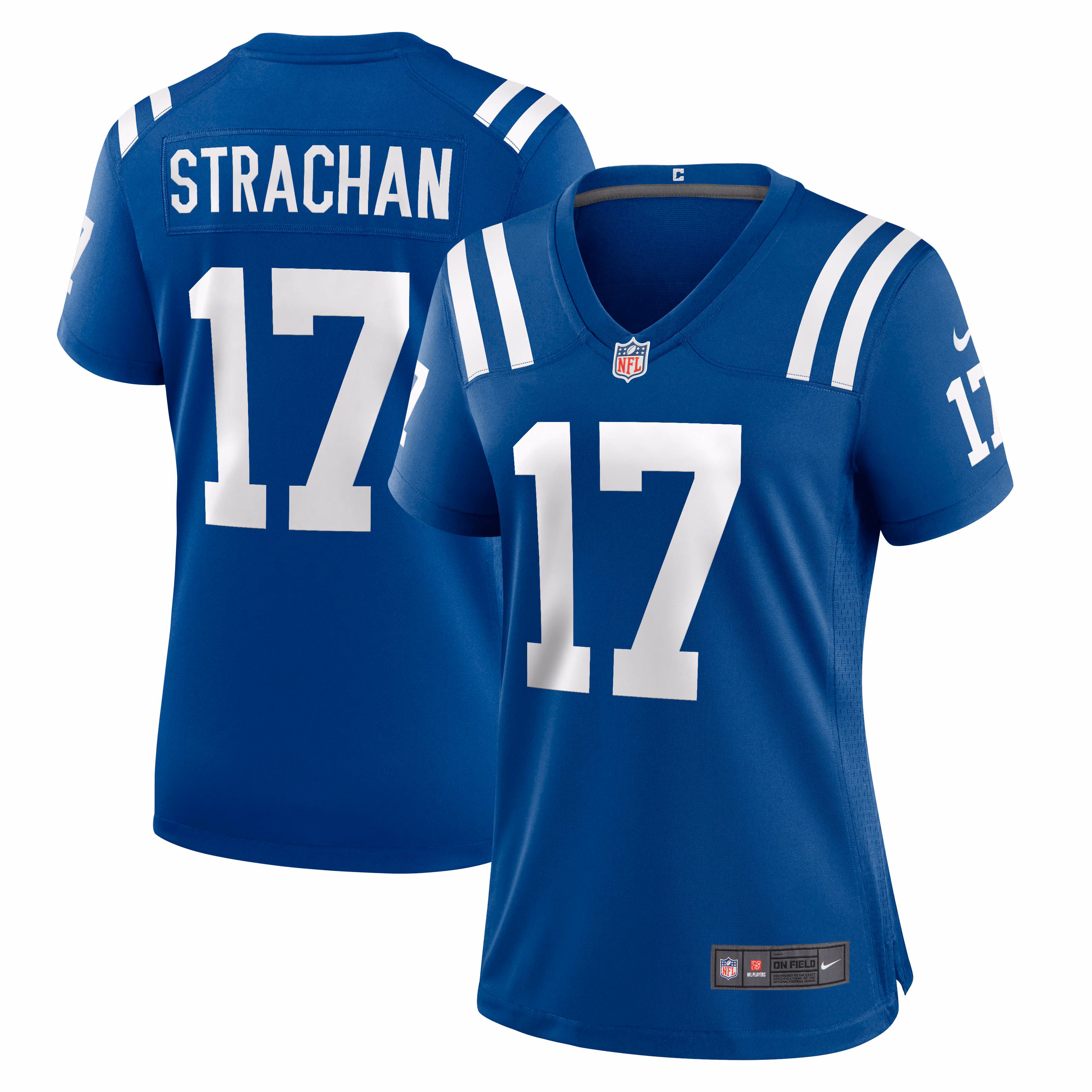 Mike Strachan Indianapolis Colts Women's Game Jersey - Royal