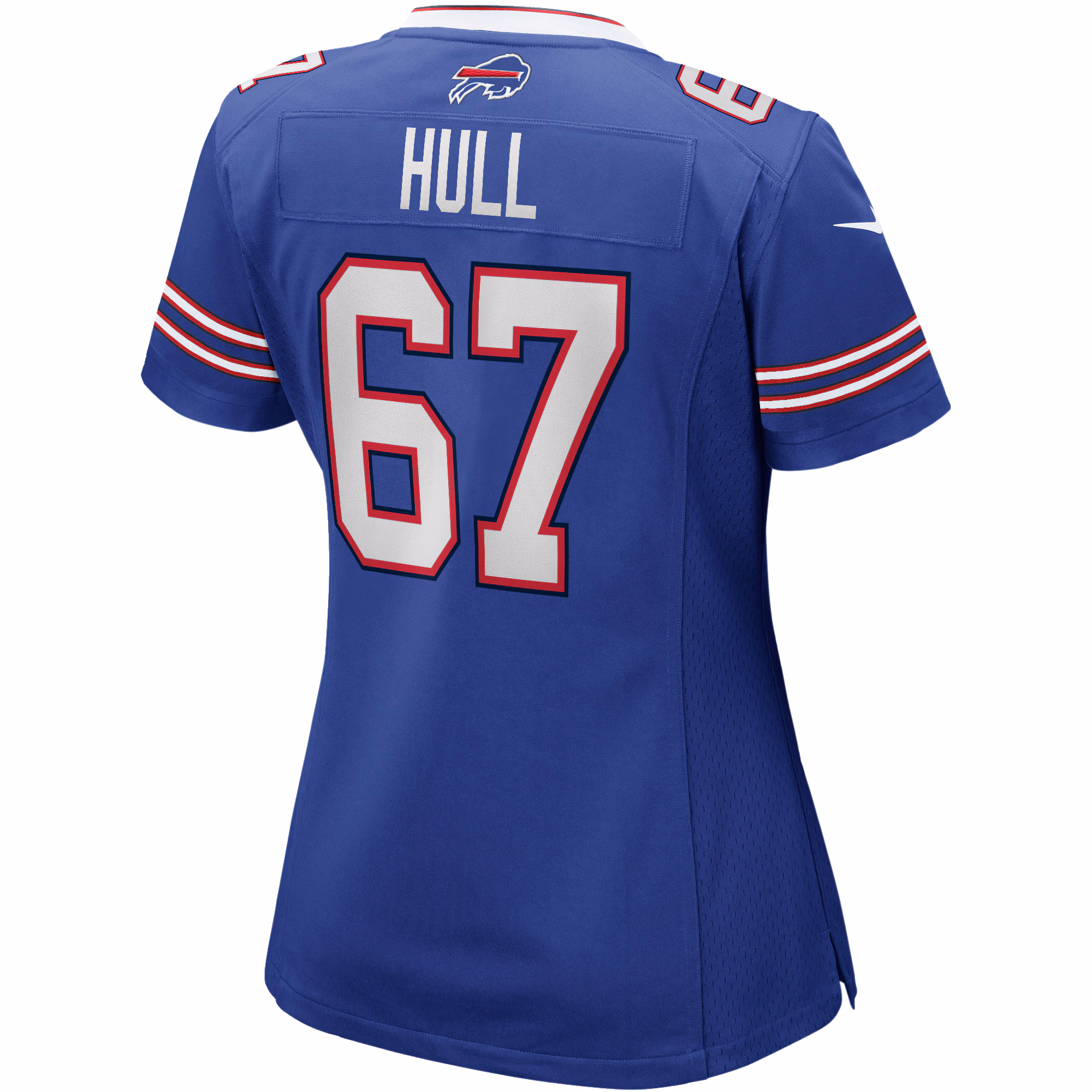 Kent Hull Buffalo Bills Women's Game Retired Player Jersey - Royal