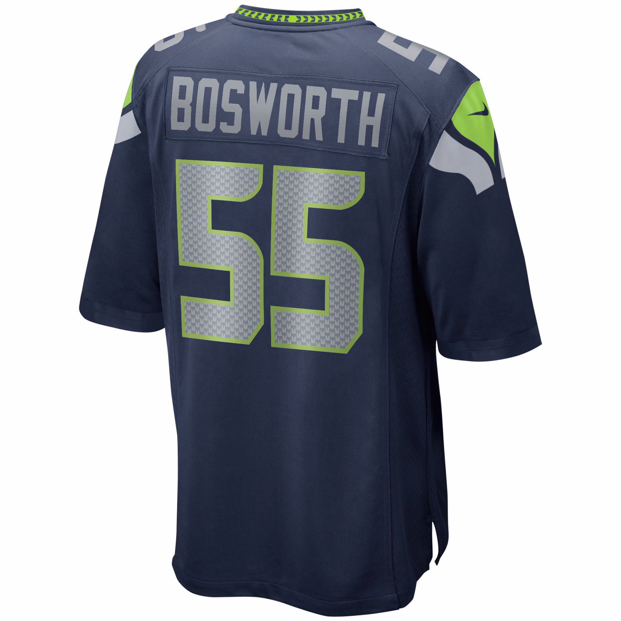 Brian Bosworth Seattle Seahawks Throwback Retired Player Game Jersey - Royal