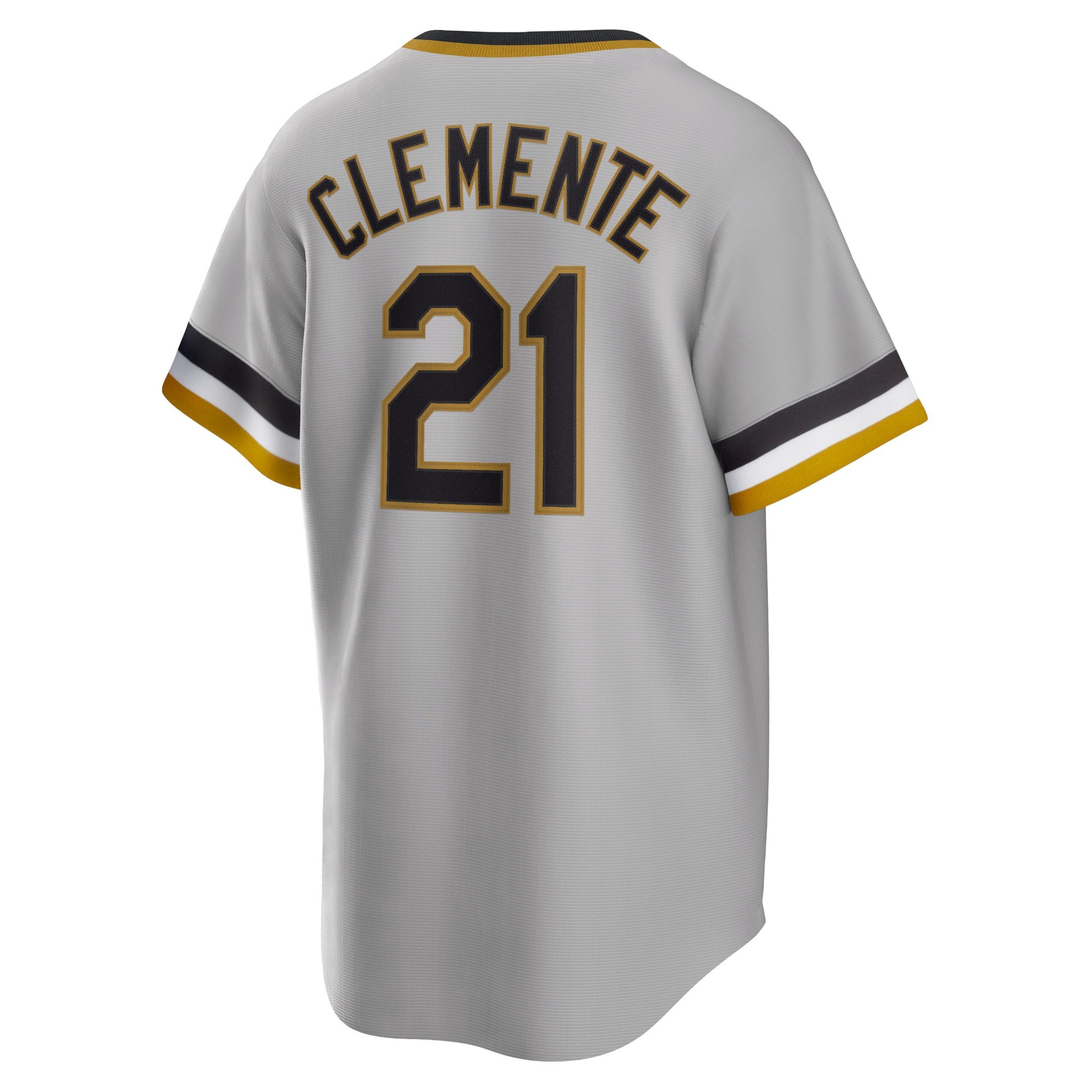 Men's Pittsburgh Pirates Roberto Clemente  Gray Road Cooperstown Collection Player Jersey