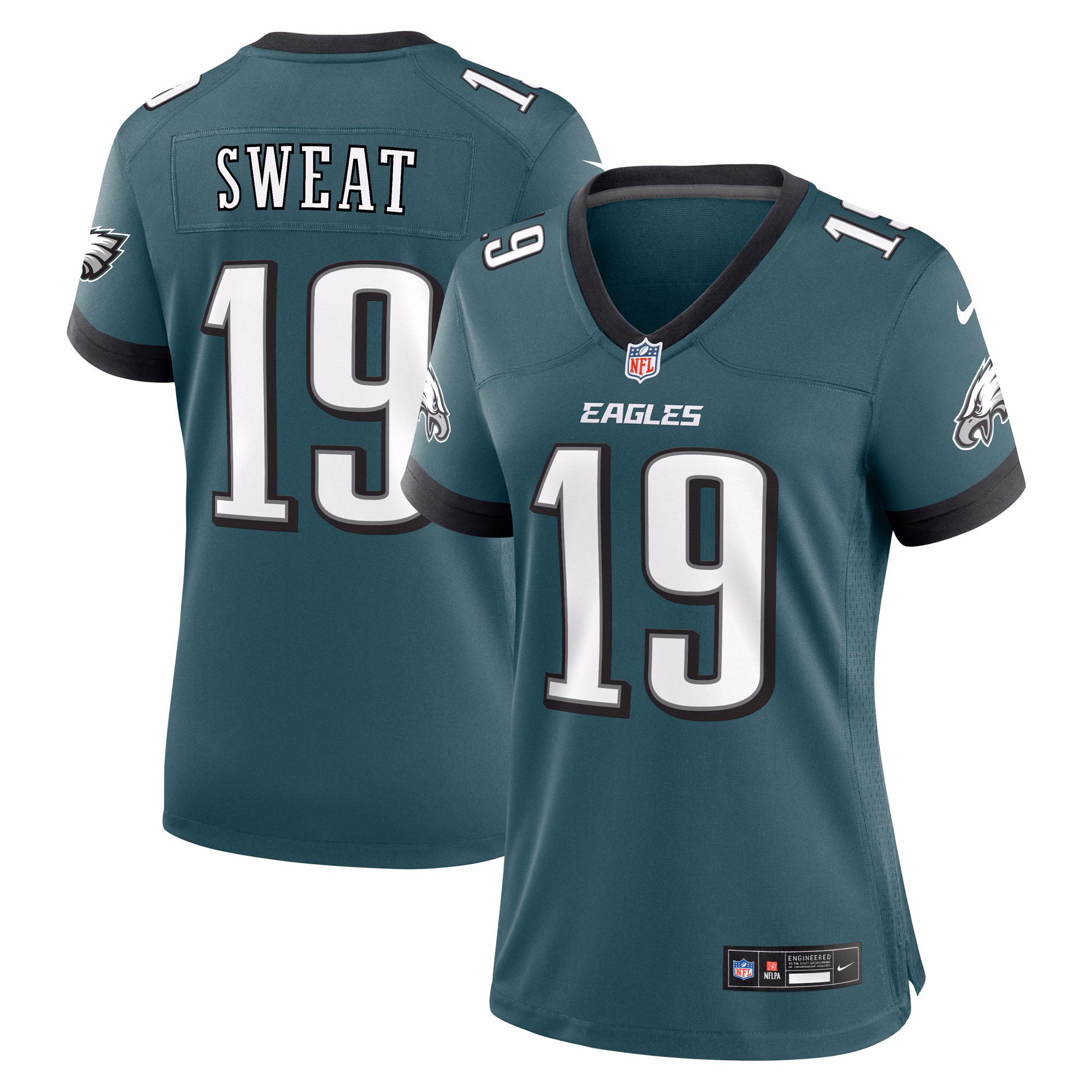 Josh Sweat Philadelphia Eagles Women's Team Game Jersey - Midnight Green
