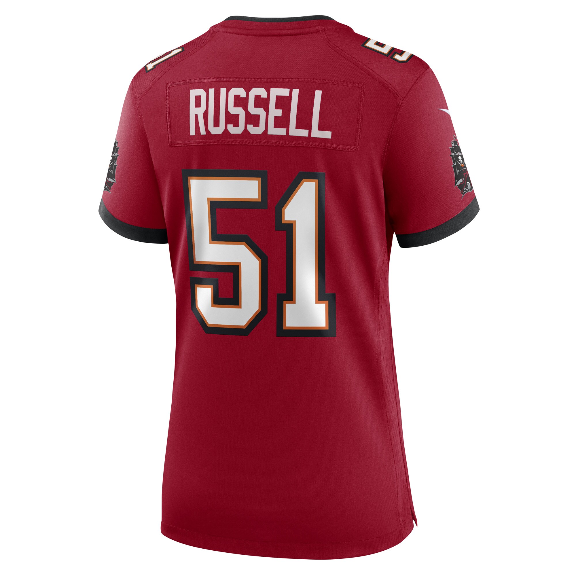 J.J. Russell Tampa Bay Buccaneers  Women's Game Player Jersey - Red
