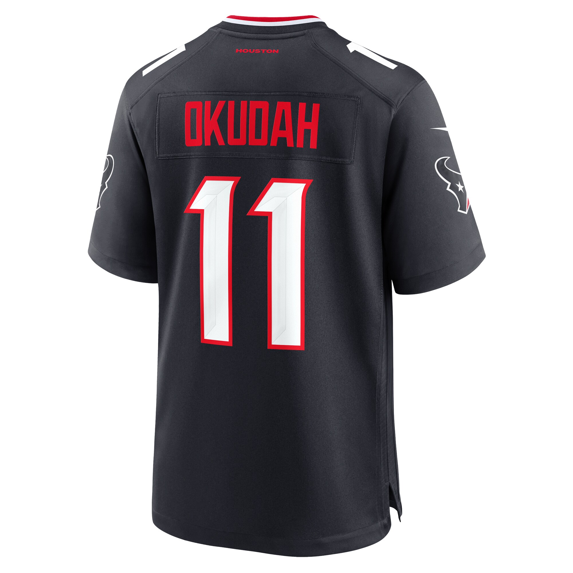 Jeff Okudah Houston Texans Team Game Jersey -  Navy
