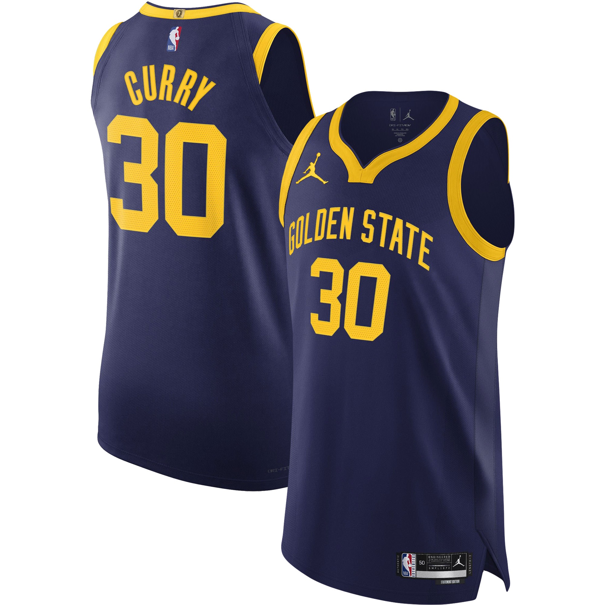 Stephen Curry Golden State Warriors  Authentic Player Jersey - Statement Edition - Royal