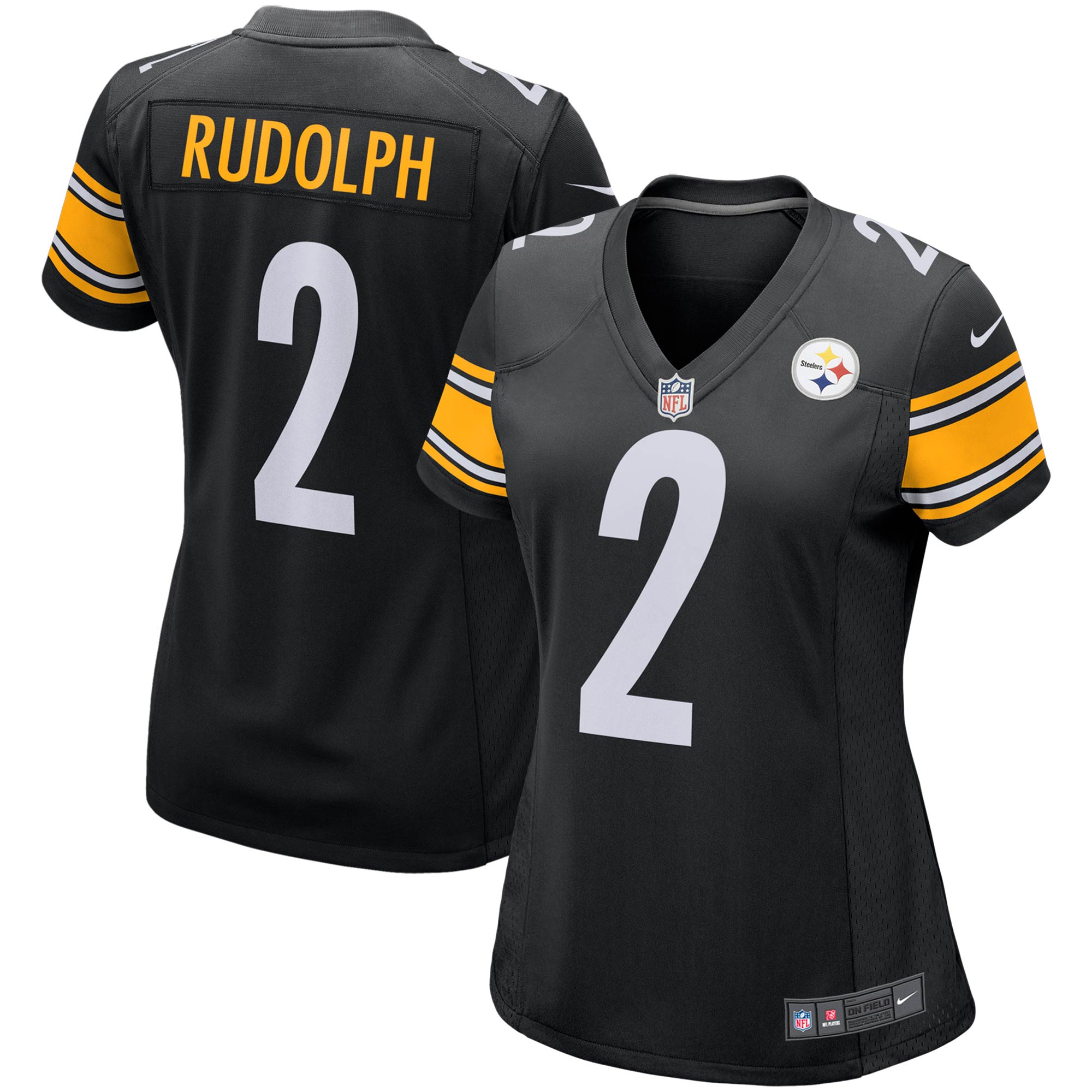 Mason Rudolph Pittsburgh Steelers  Women's Game Player Jersey - Black