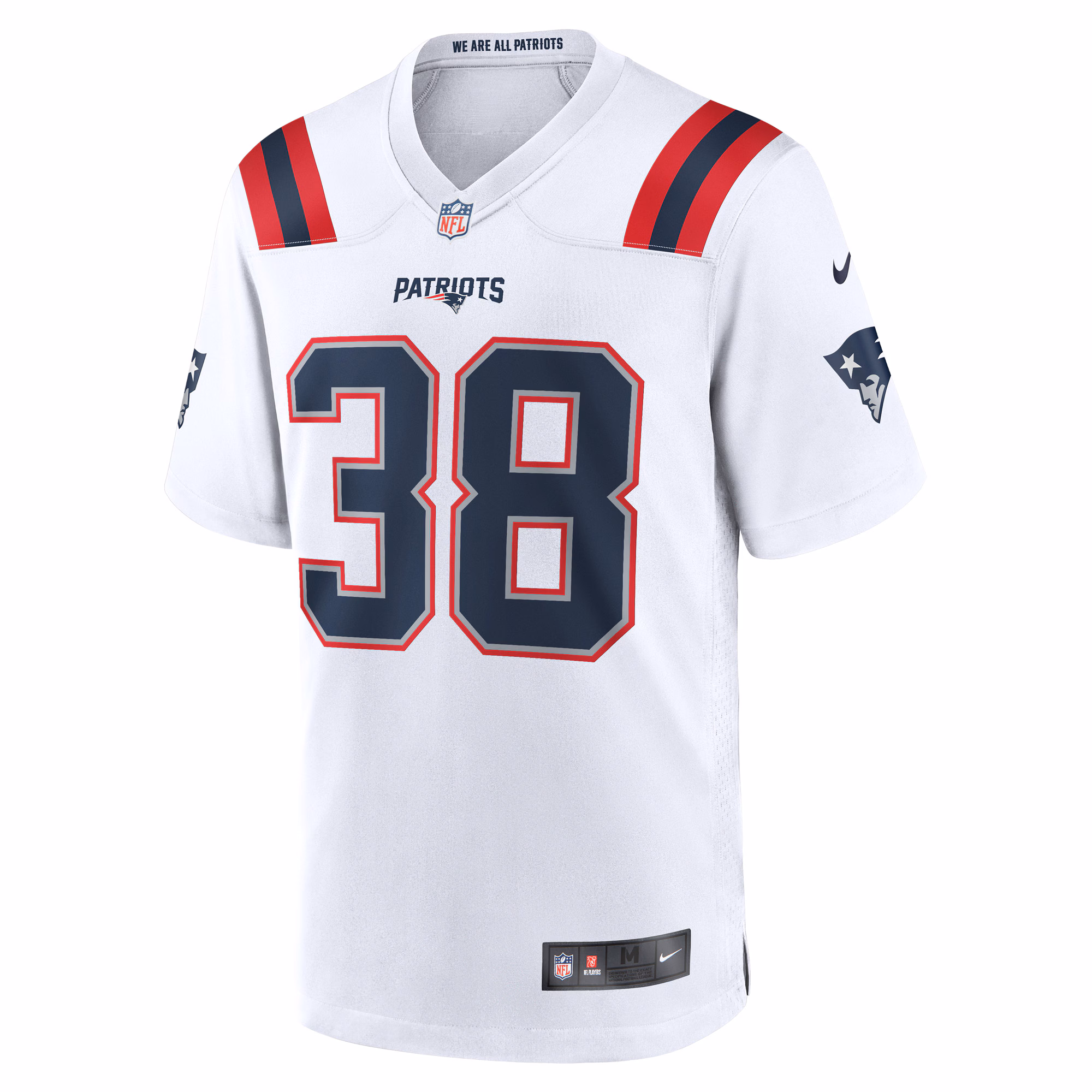 Rhamondre Stevenson New England Patriots Alternate Game Player Jersey - Red