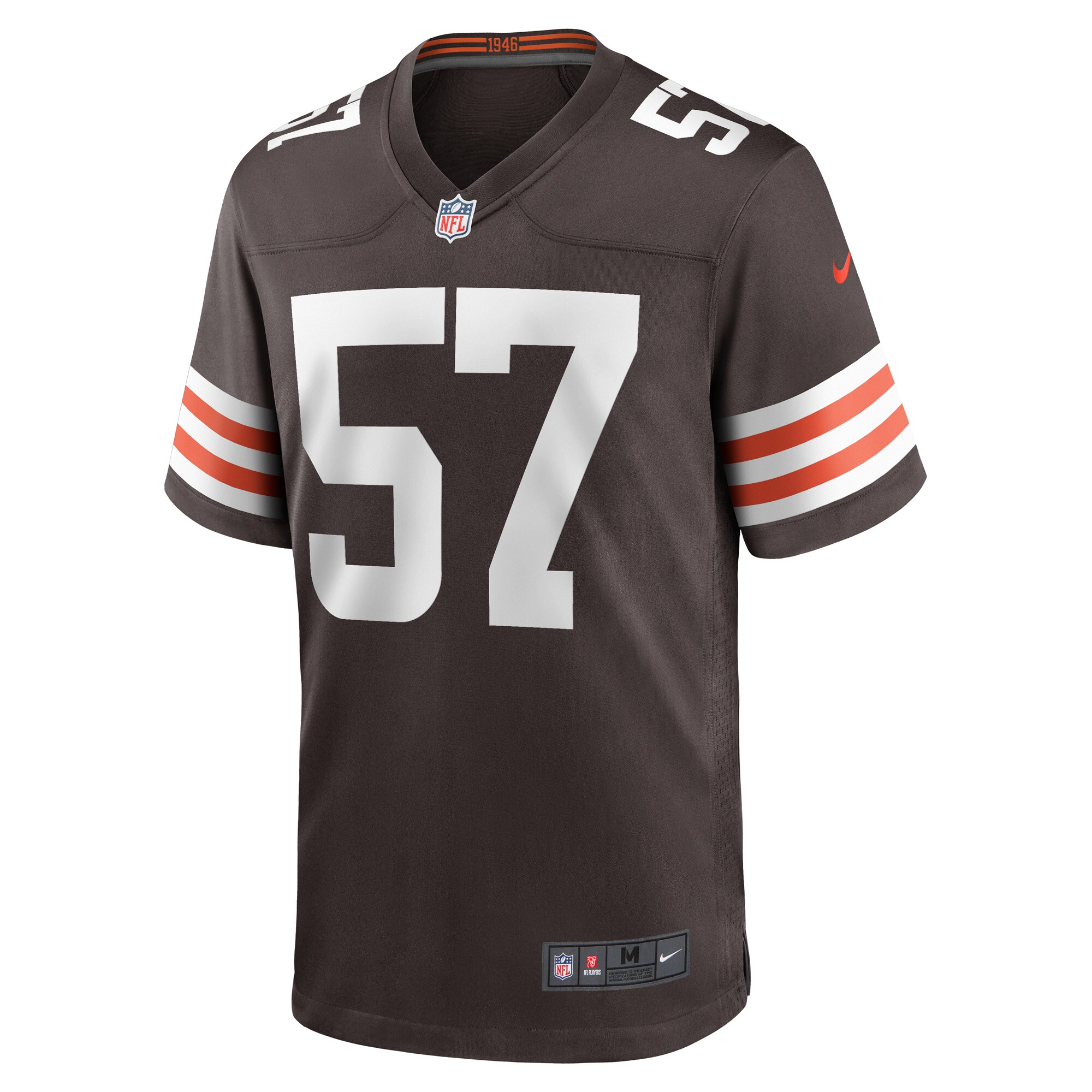 Brock Hoffman Cleveland Browns  Game Player Jersey - Brown