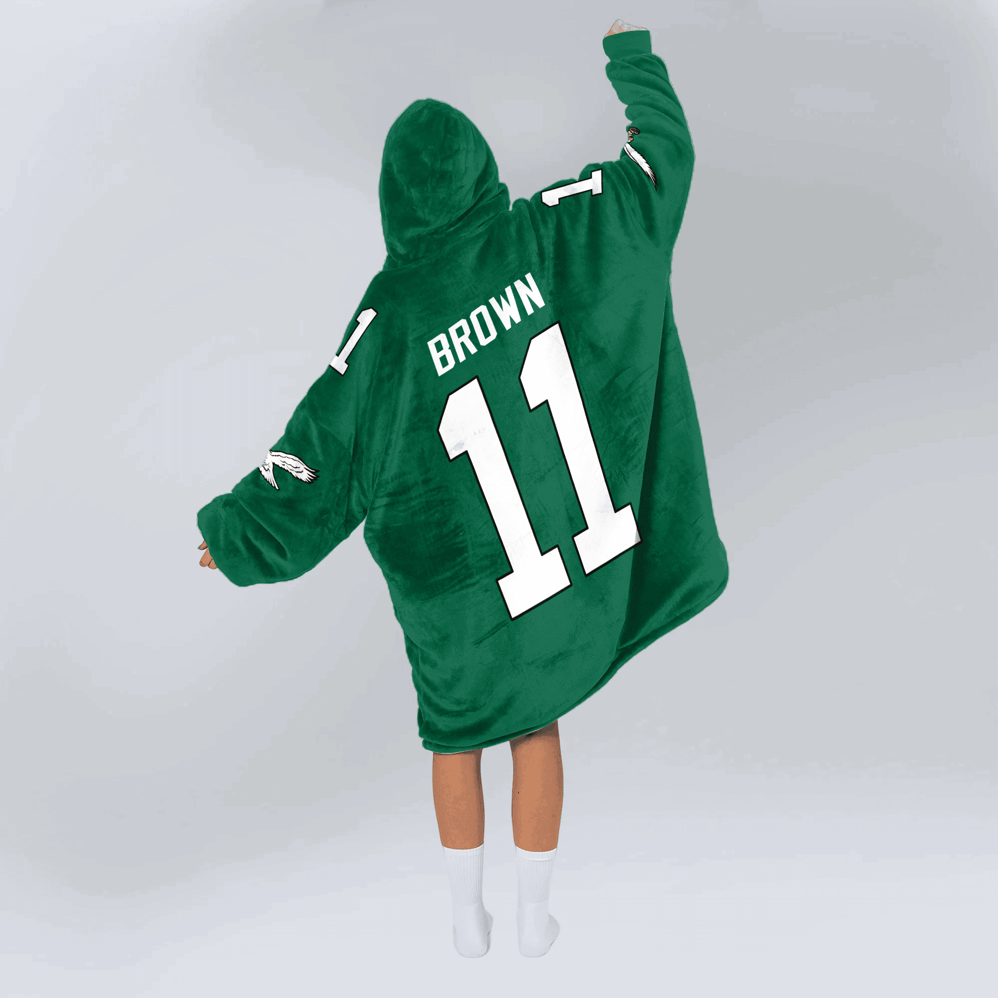 Adult 11 Philadelphia Football Unisex Blanket Hoodie
