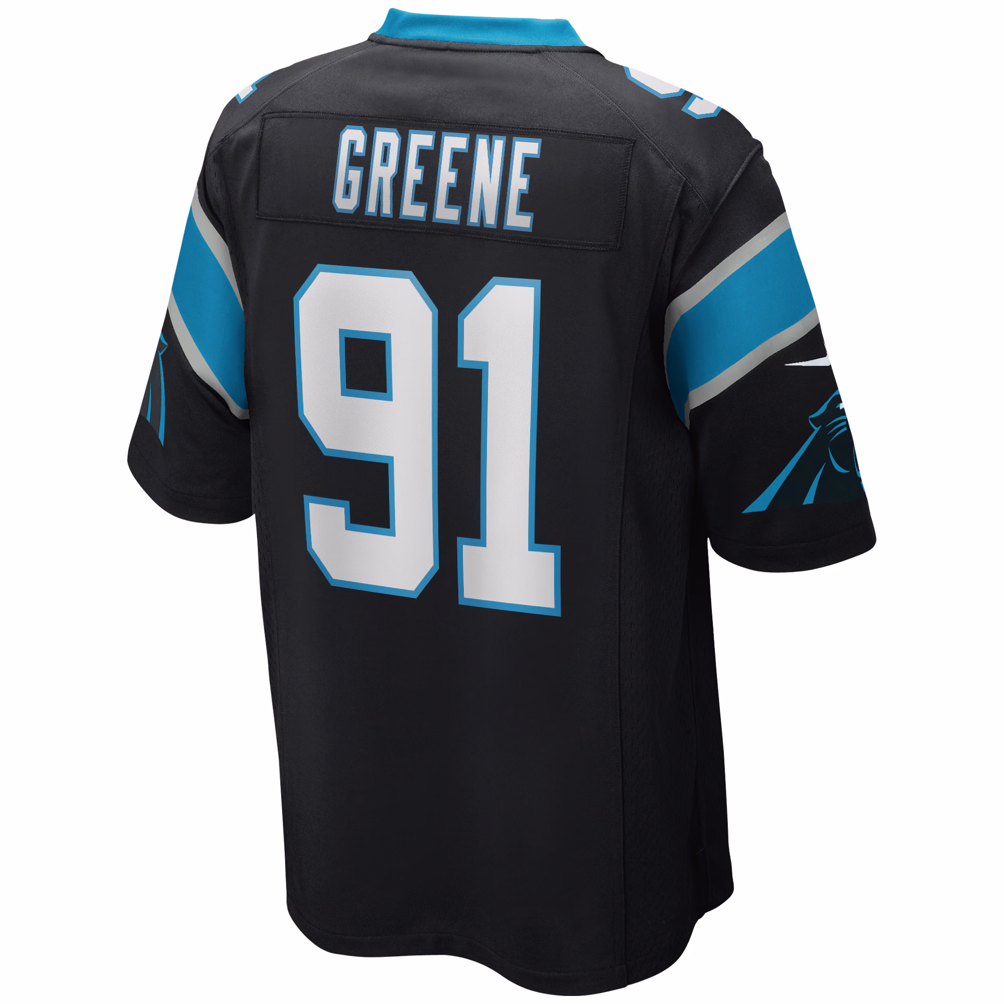 Kevin Greene Carolina Panthers Game Retired Player Jersey - Black
