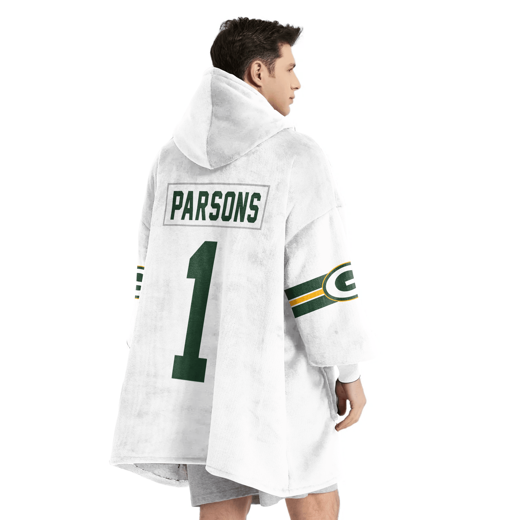 Adult M.P 1 Green Bay Football Unisex Blanket Hoodie