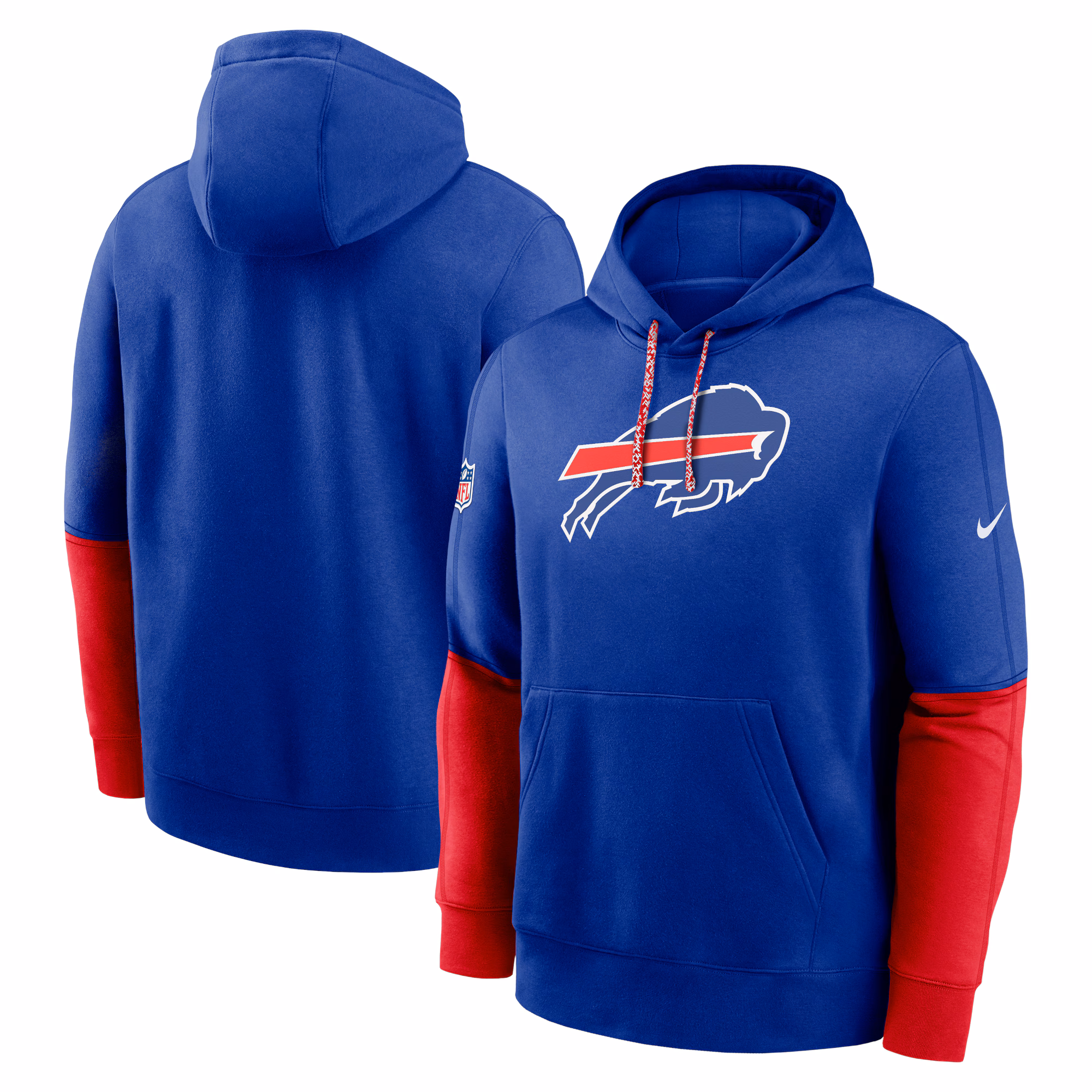 Buffalo Bills 2024 Sideline Club Pullover Hoodie - Royal