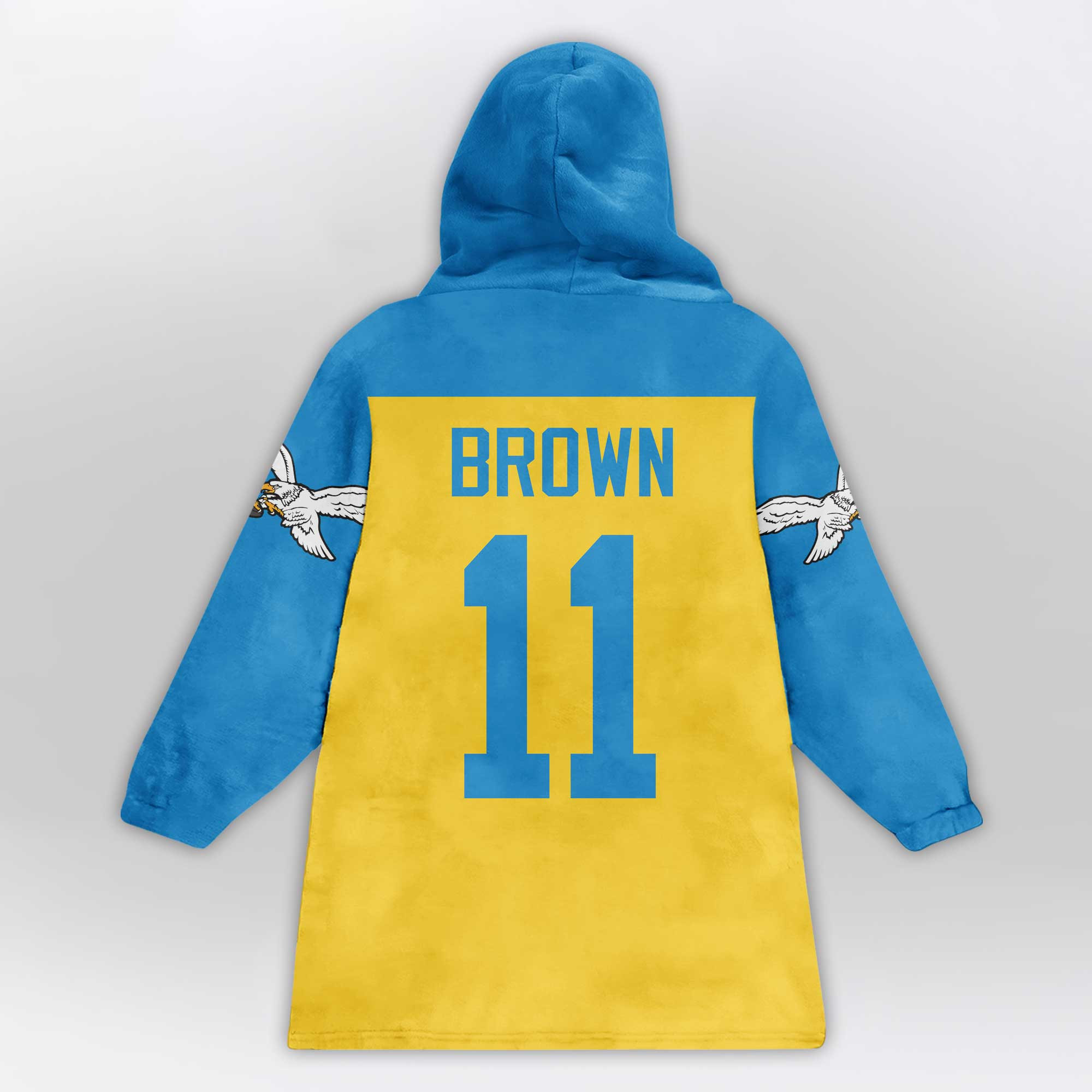 Kid Captain 11 Philadelphia Football Unisex Blanket Hoodie