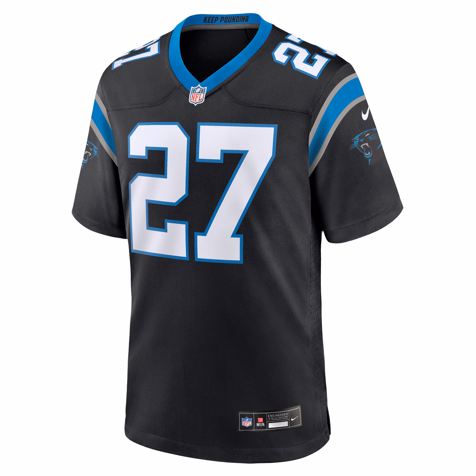 Alex Cook Carolina Panthers  Game Jersey -  Black