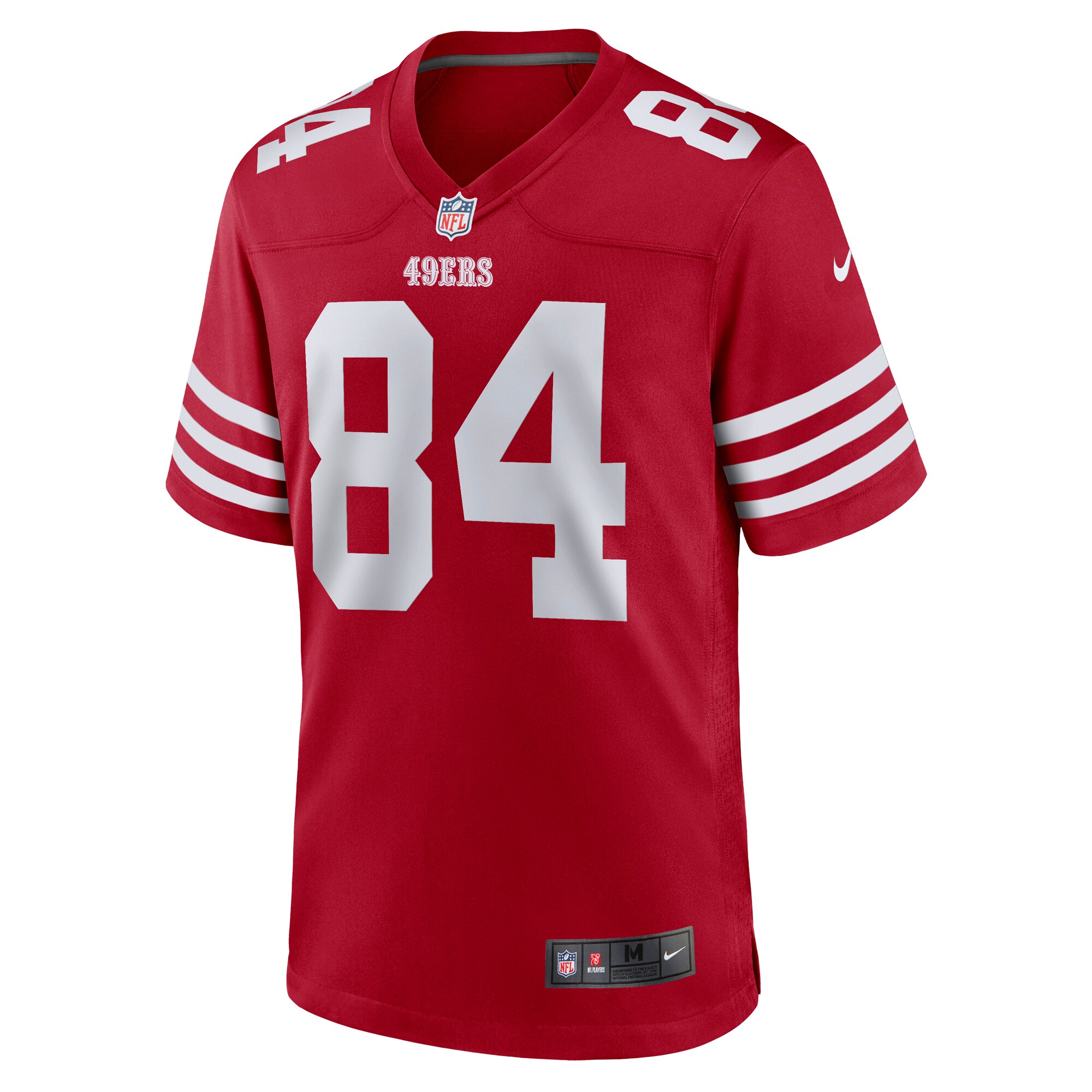 Dazz Newsome San Francisco 49ers  Team Game Jersey - Scarlet