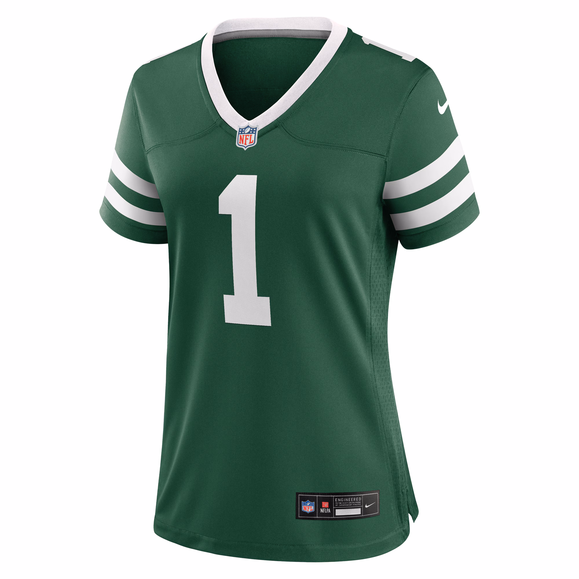 New York Jets Women's #1 Mom Game Jersey - Legacy Green