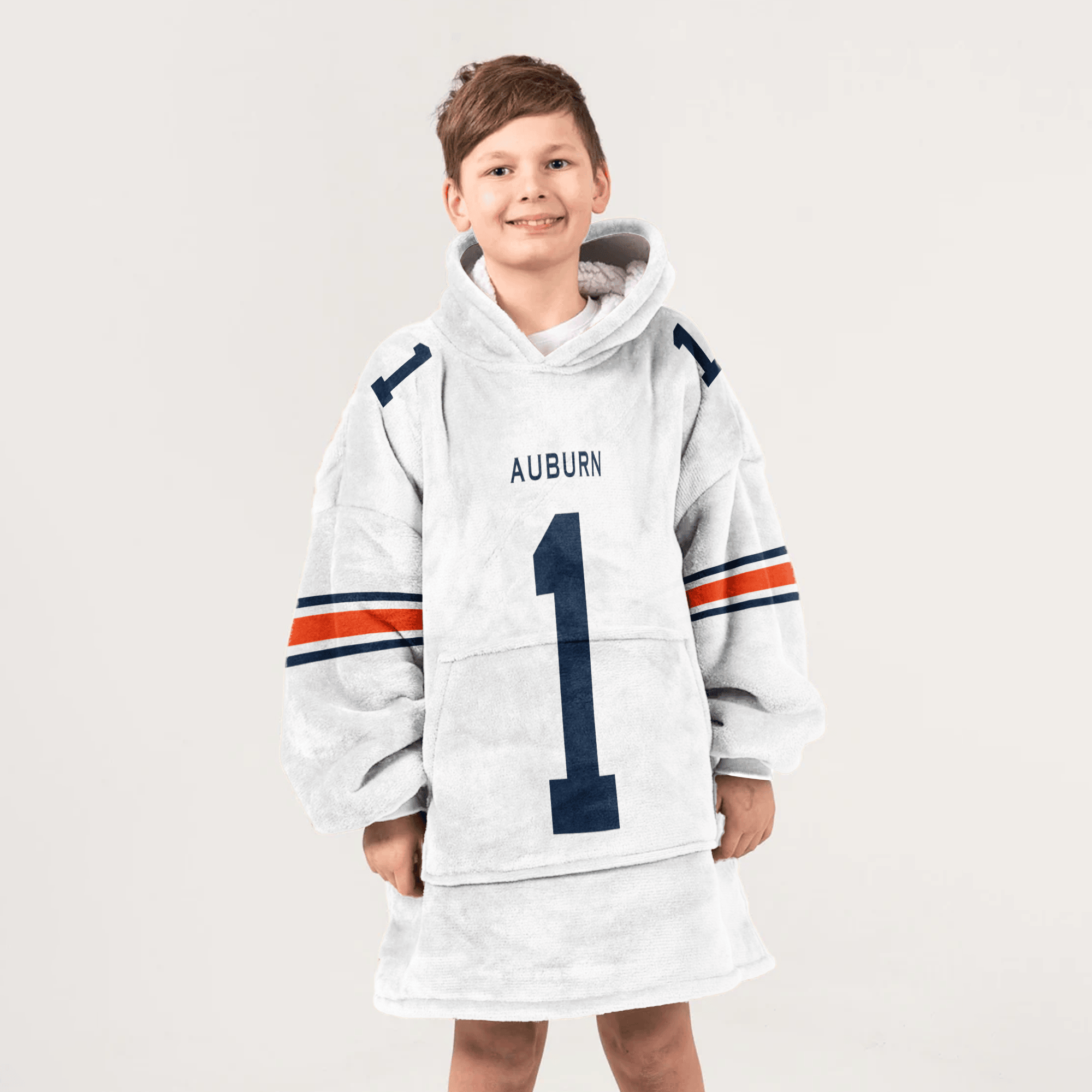 Kid #1 Auburn Football Unisex Blanket Hoodie