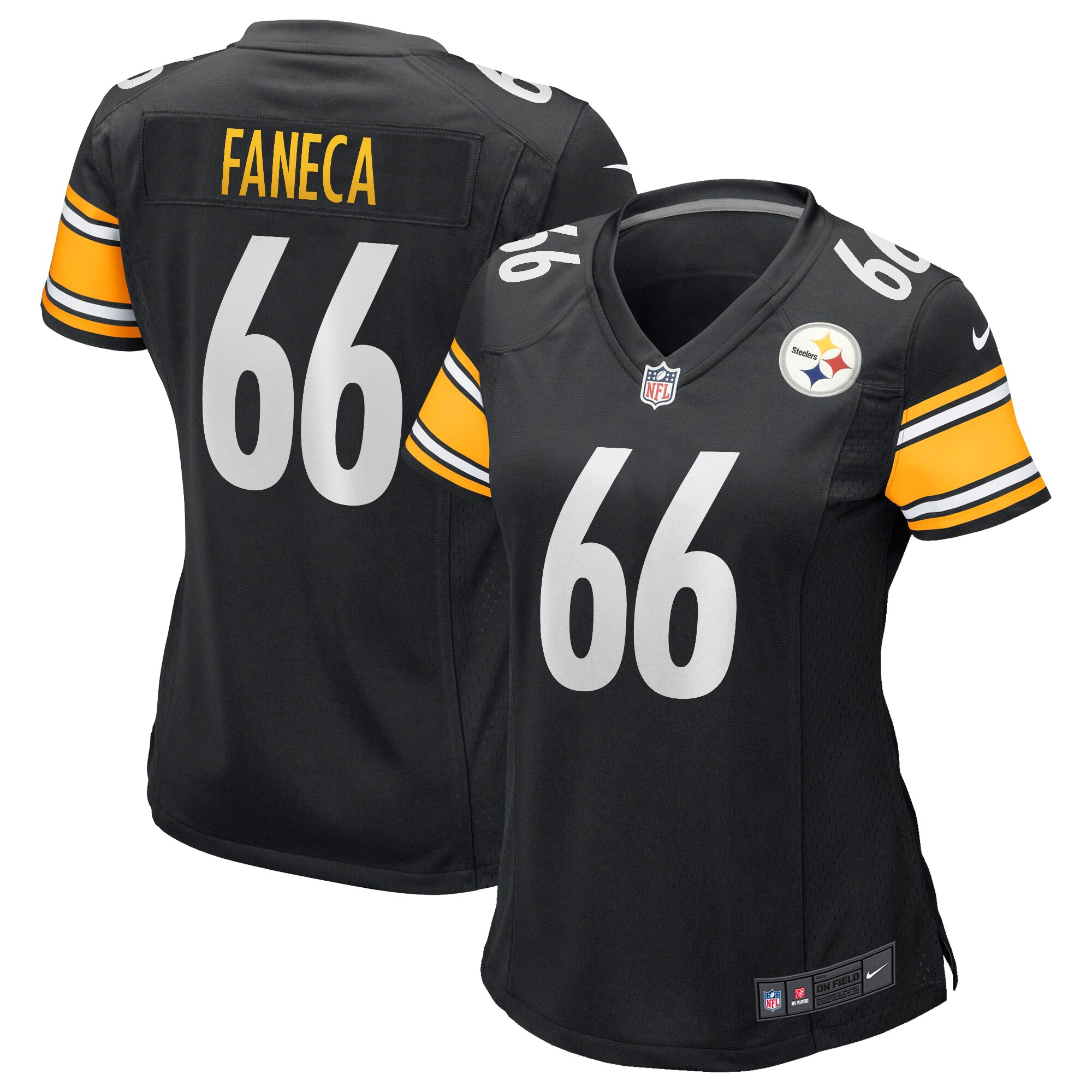 Alan Faneca Pittsburgh Steelers  Women's Game Retired Player Jersey - Black