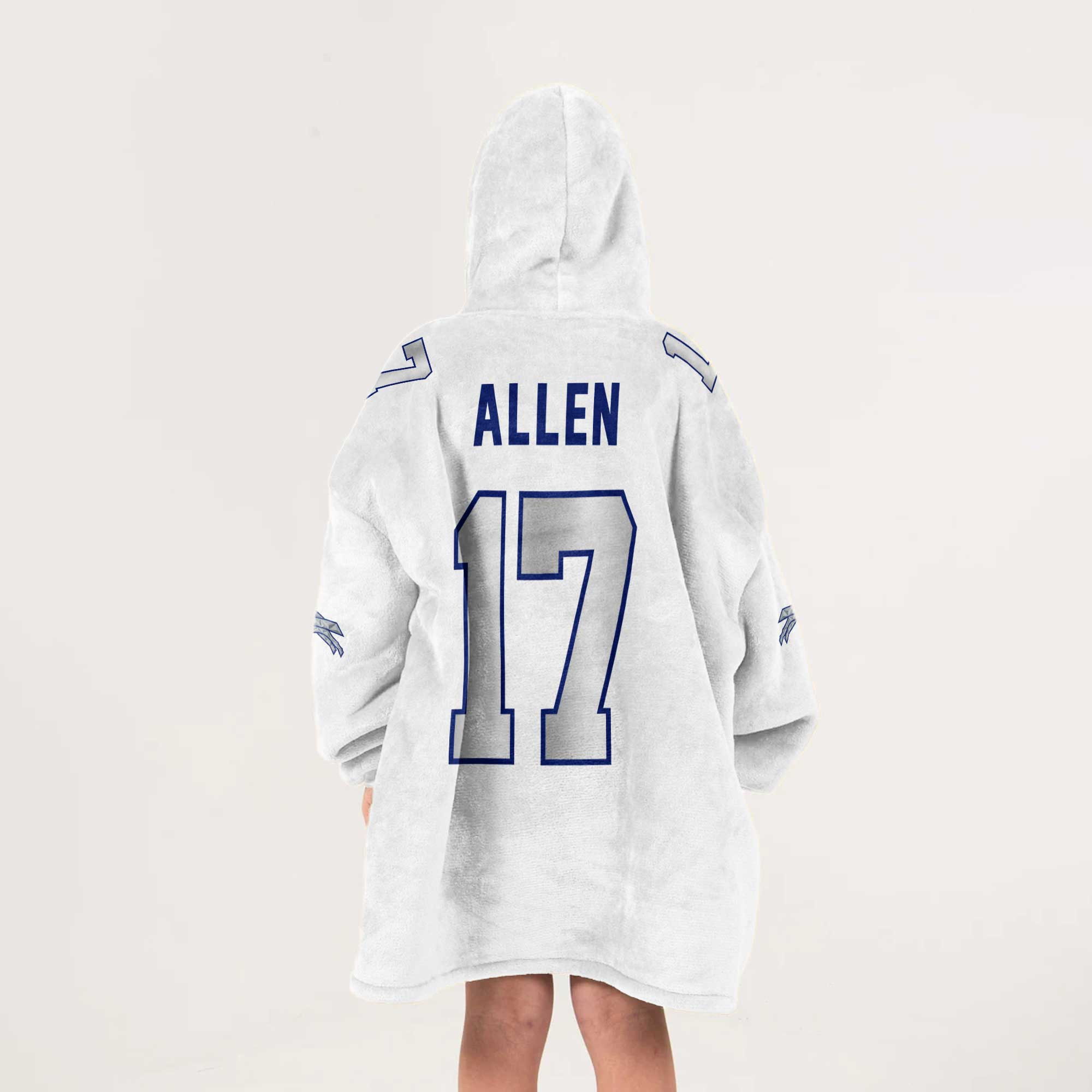 Kid J.A 17 Buffalo Football Unisex Blanket Hoodie