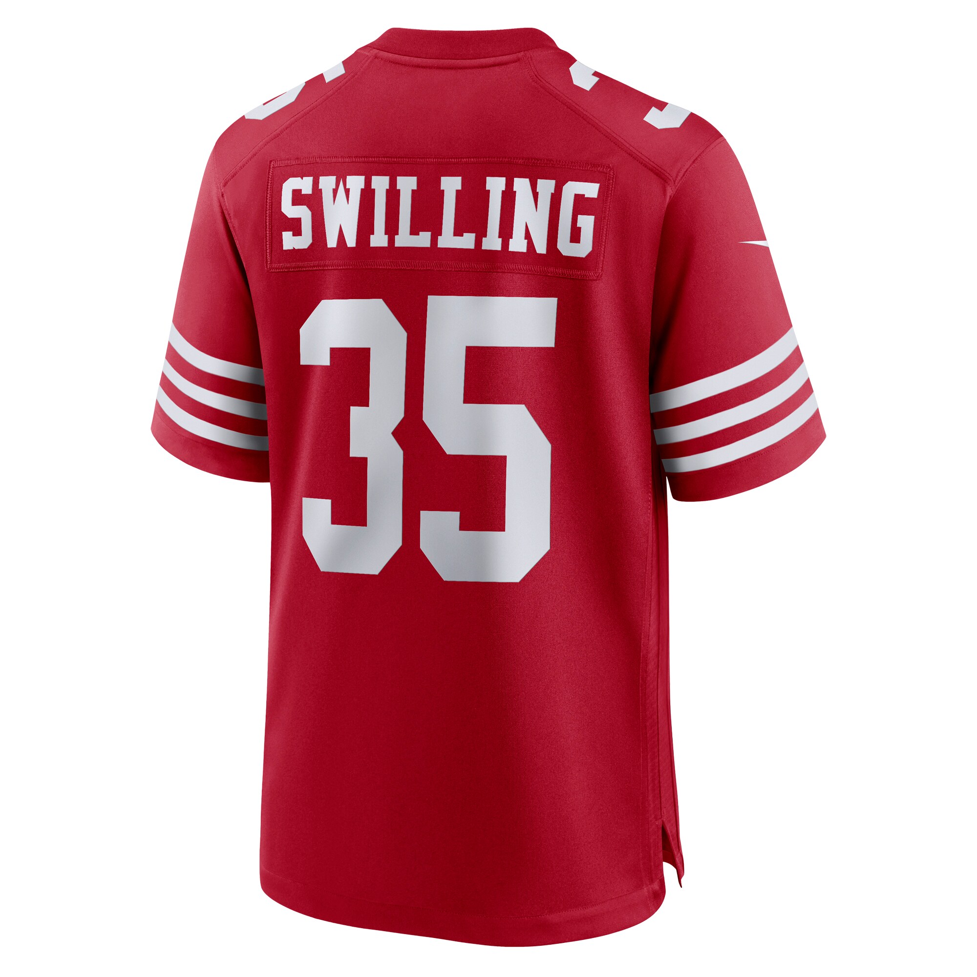 Tre Swilling San Francisco 49ers  Team Game Jersey - Scarlet