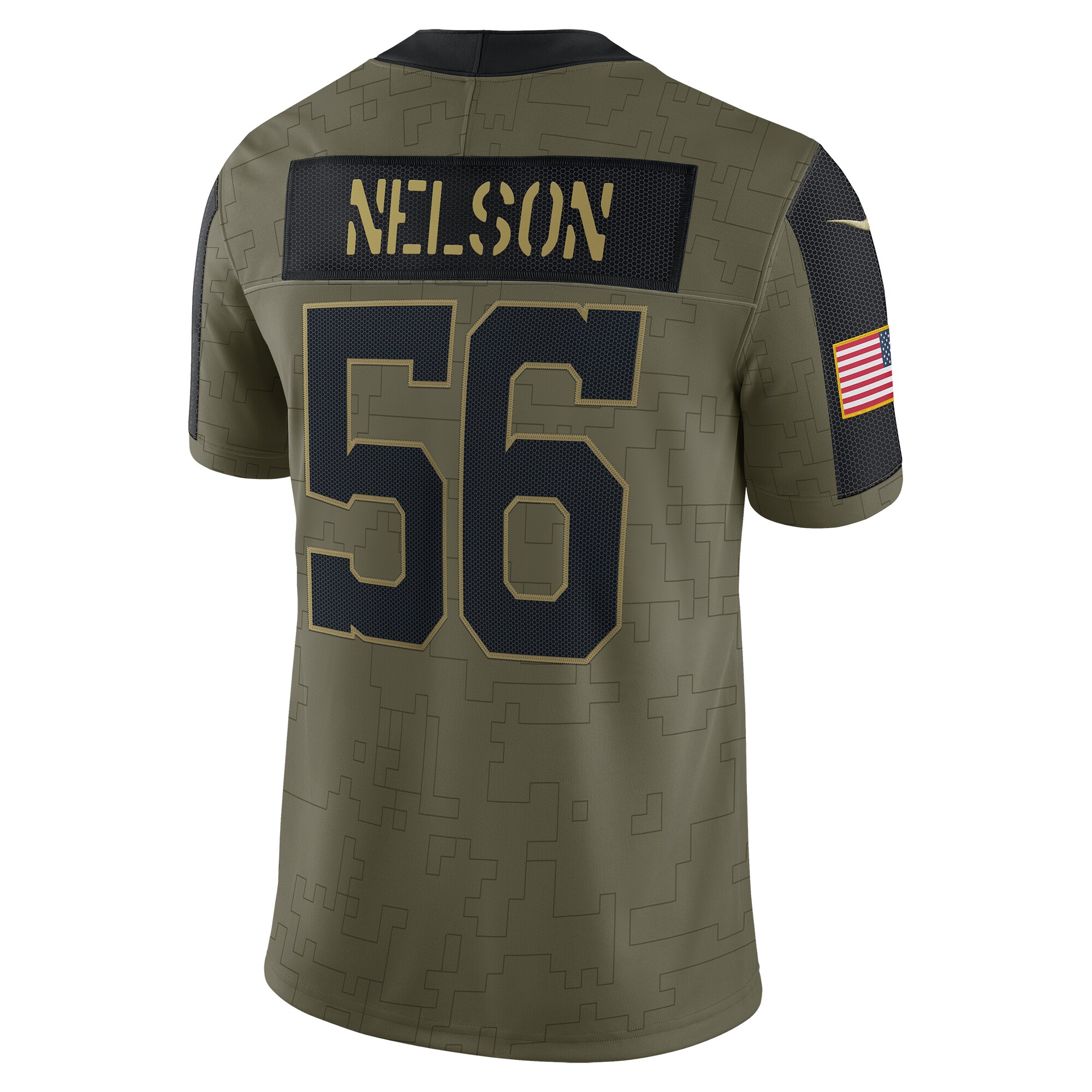 Quenton Nelson Indianapolis Colts  2021 Salute To Service Limited Player Jersey - Olive