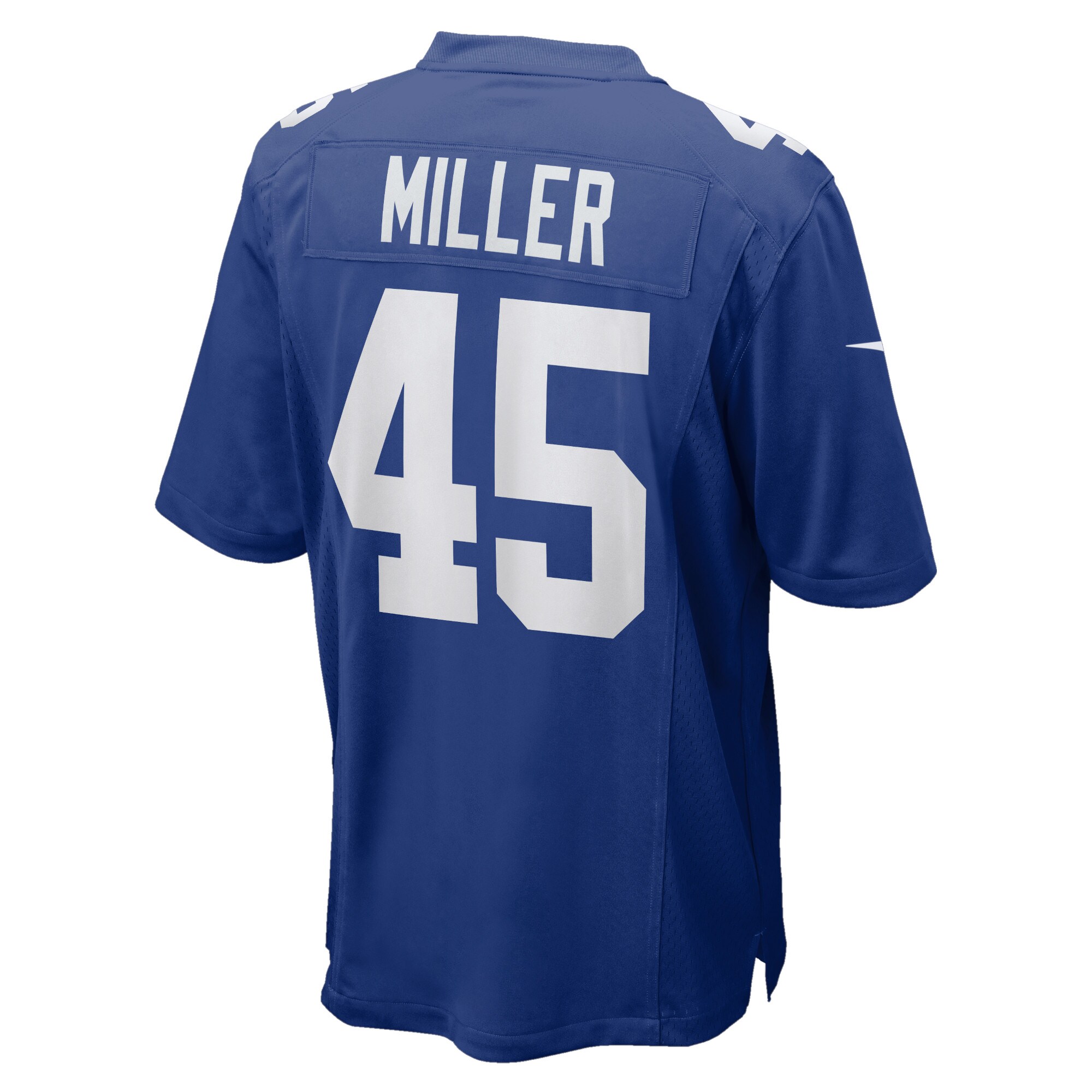 Dre Miller New York Giants  Home Game Player Jersey - Royal
