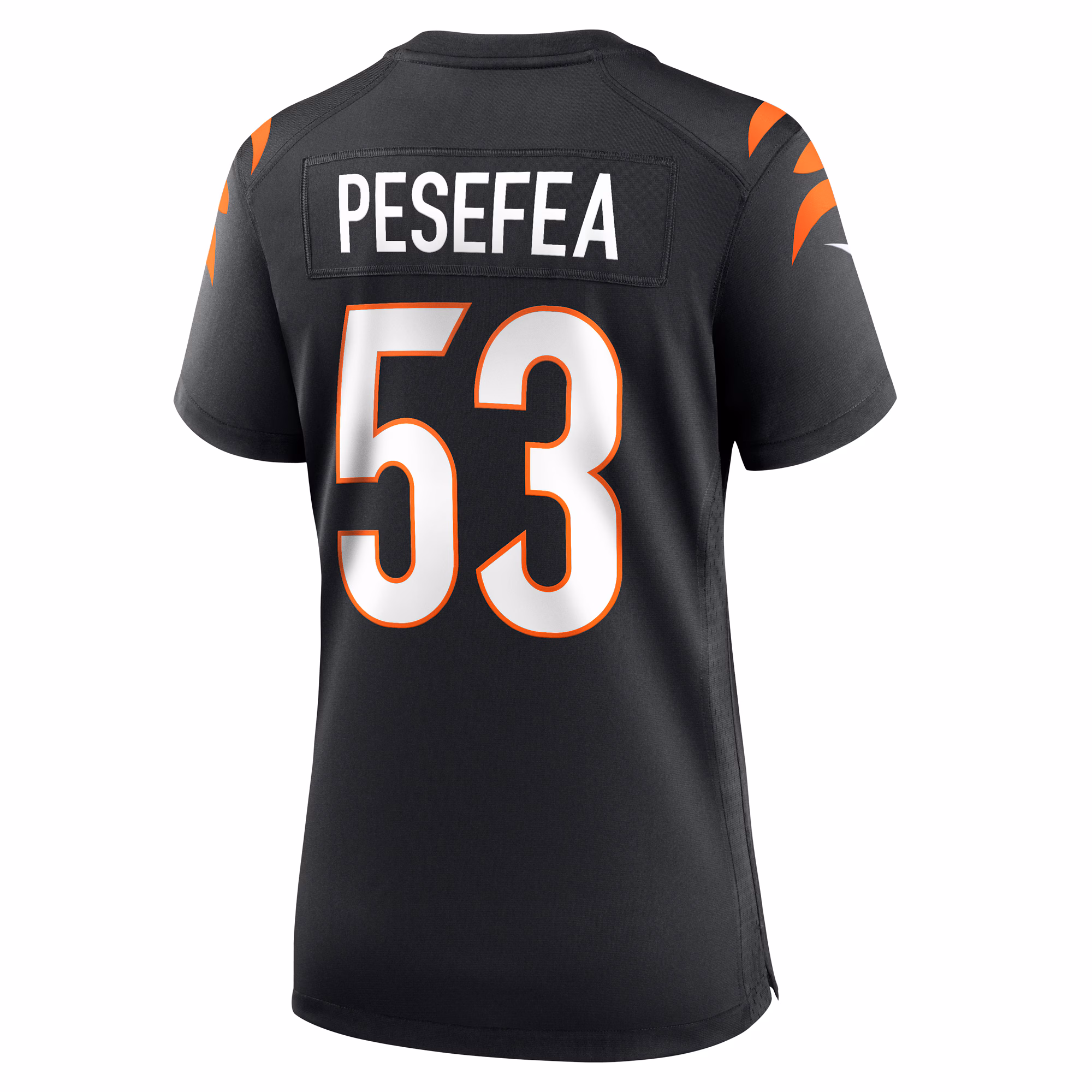 TJ Pesefea Cincinnati Bengals Women's Team Game Jersey -  Black
