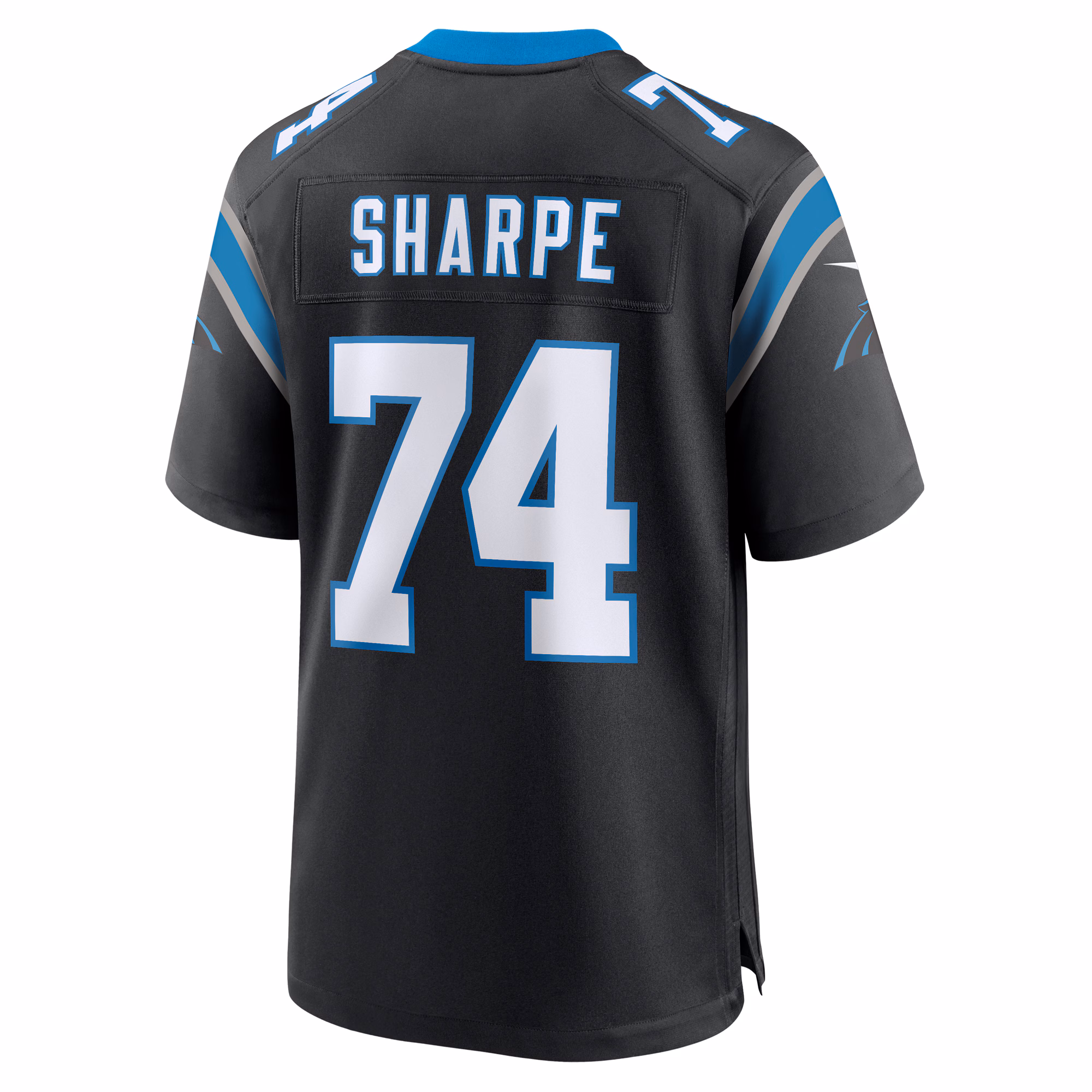David Sharpe Carolina Panthers Team Game Jersey -  Black