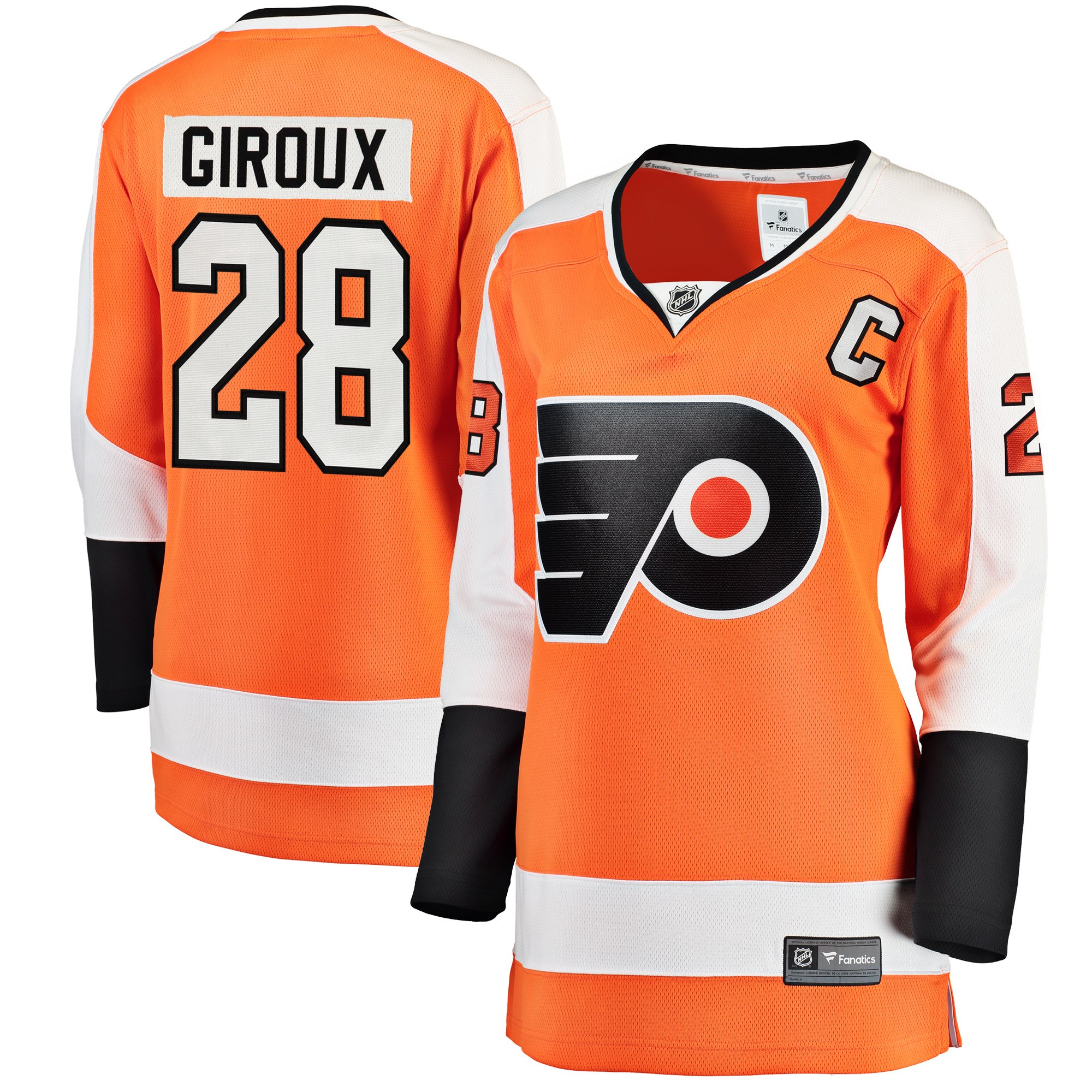 Claude Giroux Philadelphia Flyers Women's Home Breakaway Player Jersey - Orange