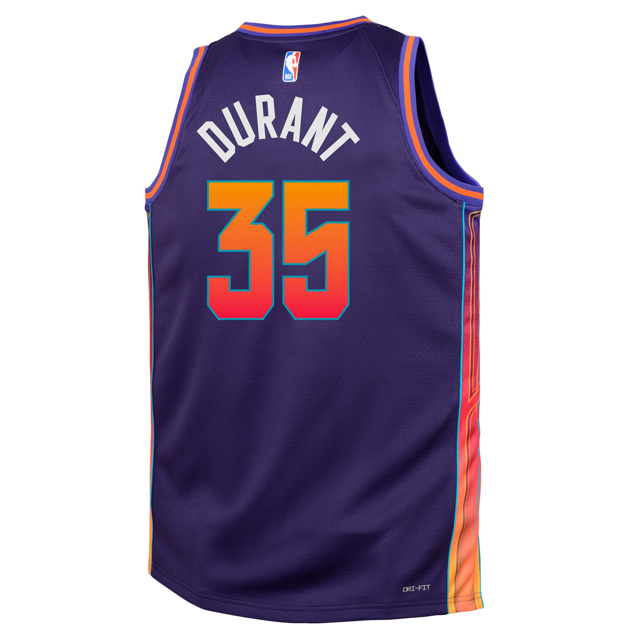 Youth Phoenix Suns Kevin Durant  Purple 2023/24 Swingman Replica Jersey - City Edition