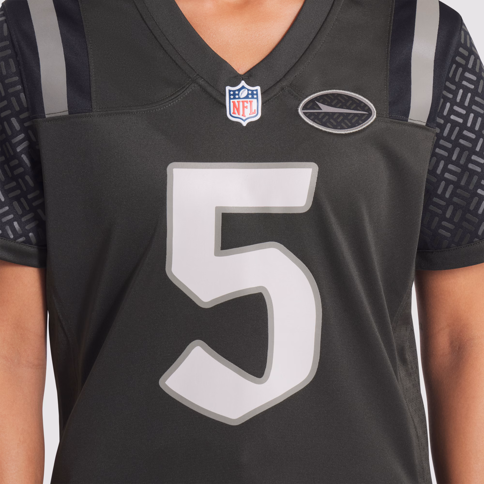 Garrett Wilson #5 New York JetsWomen's 2025 Rivalries Collection Game Jersey - Gotham Green